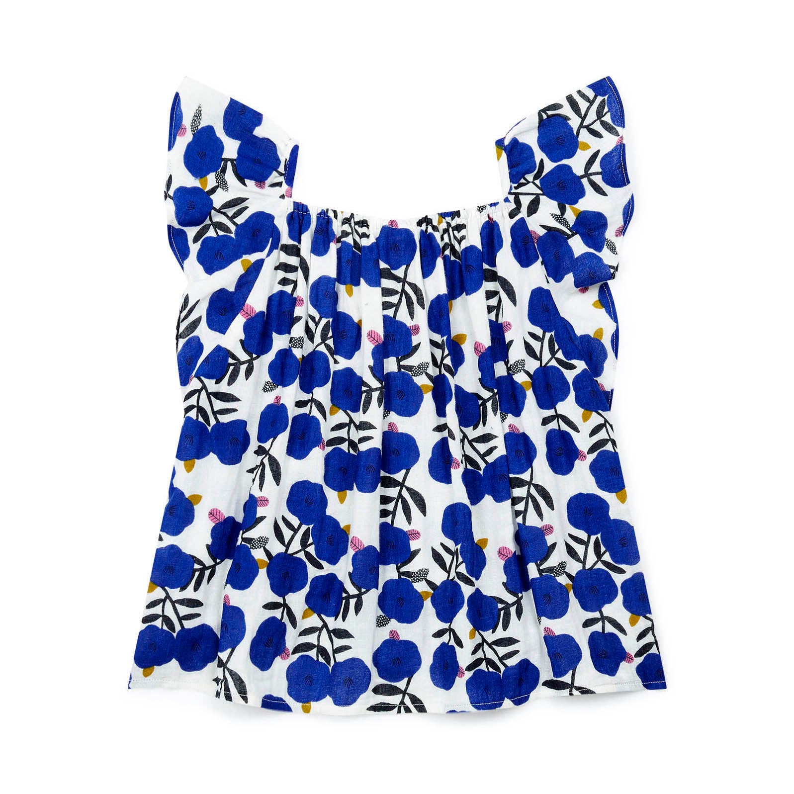Girls Blue Cotton Top
