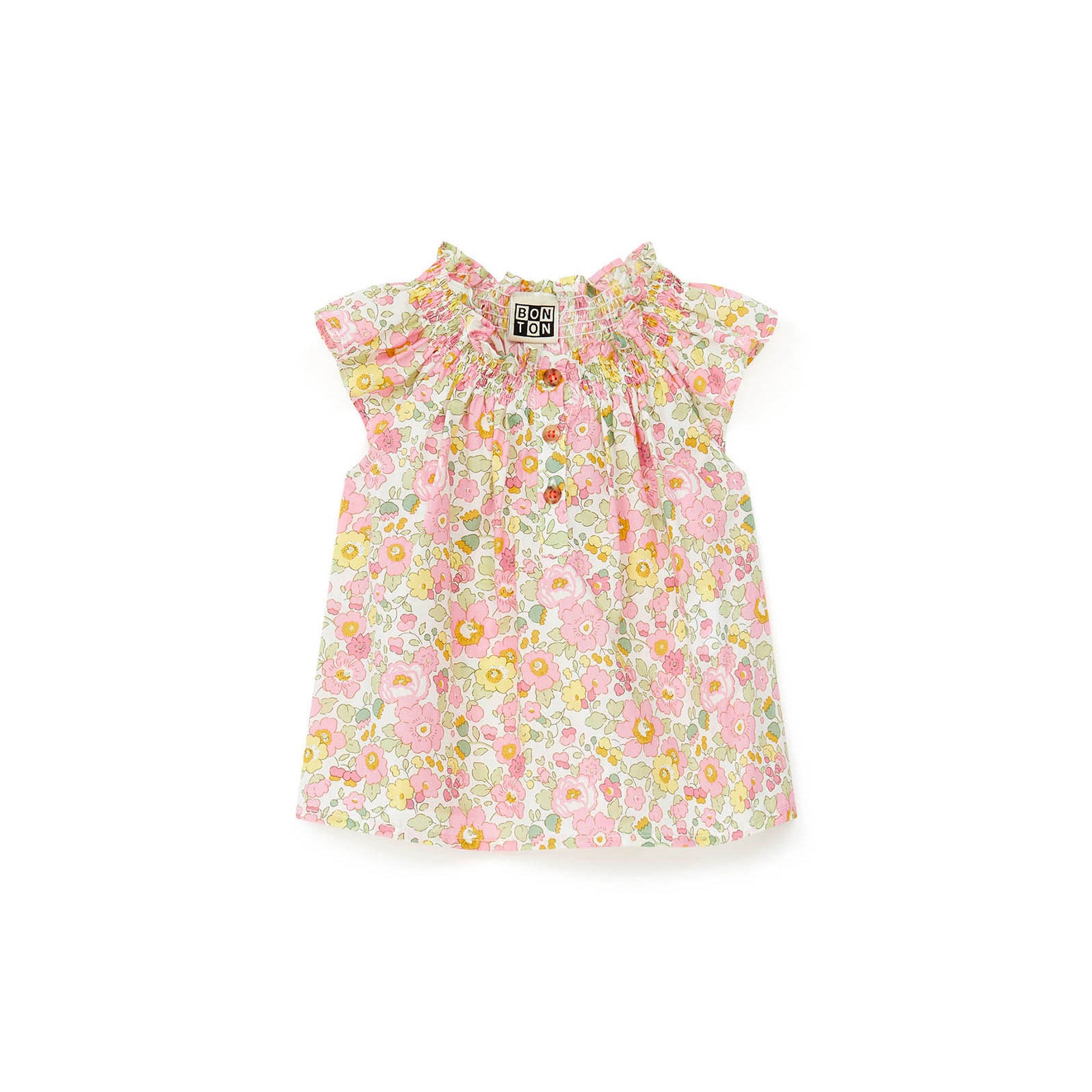 Baby Girls Pink Cotton Top