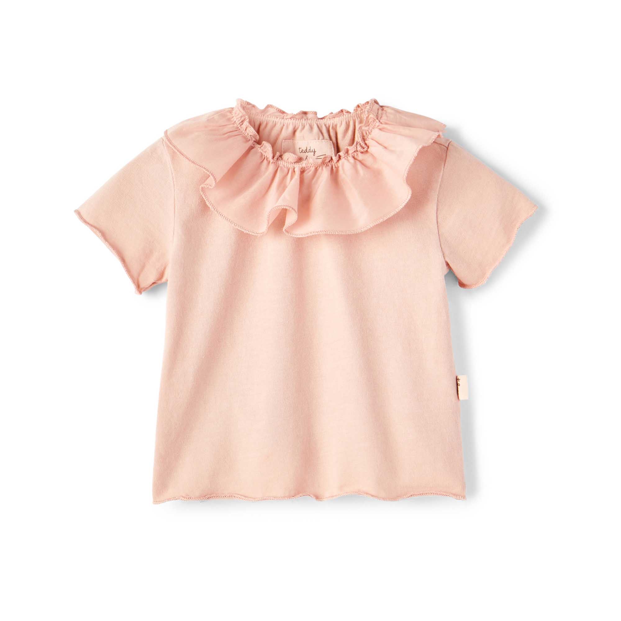 Baby Girls Pink Cotton T-shirt