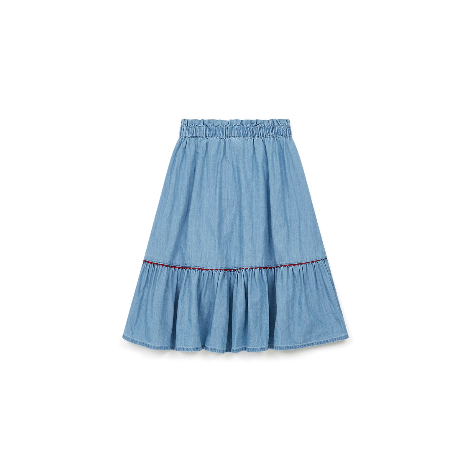 Girls Blue Denim Skirt