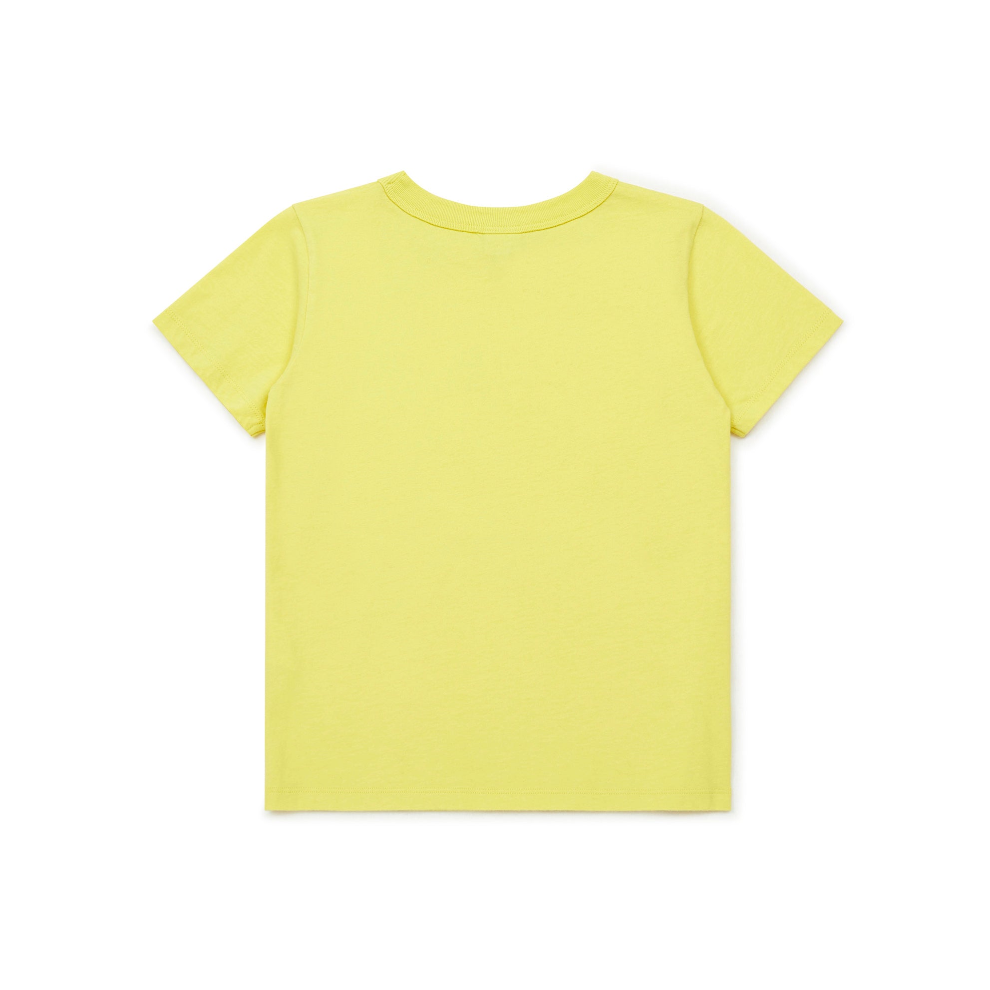 Boys Yellow Printed Cotton T-Shirt