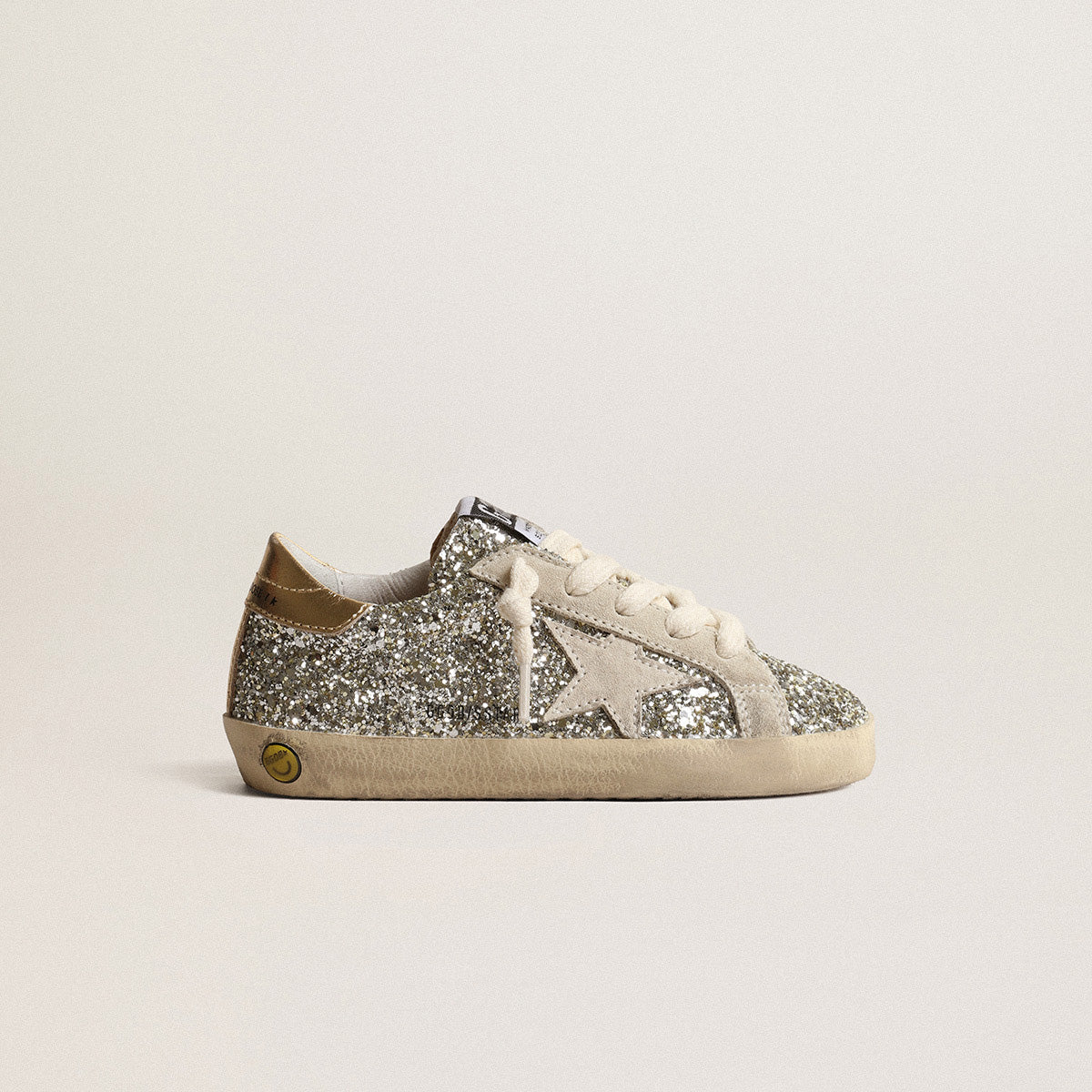 Boys & Girls Gold Glitter Shoes
