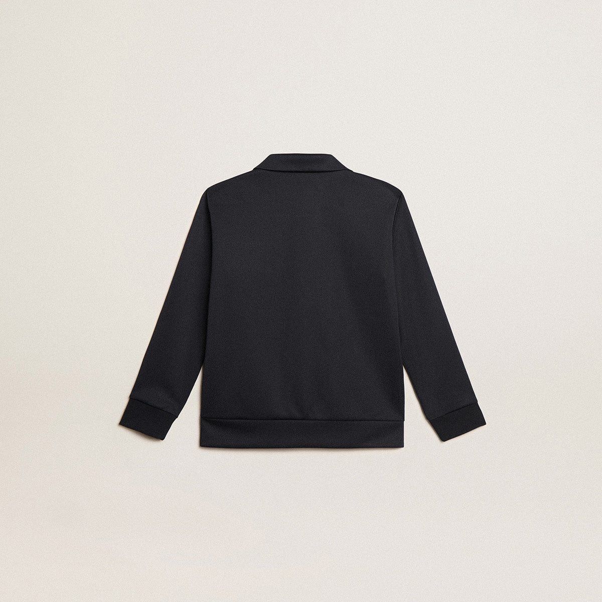 Boys Dark Blue Zip-Up Top