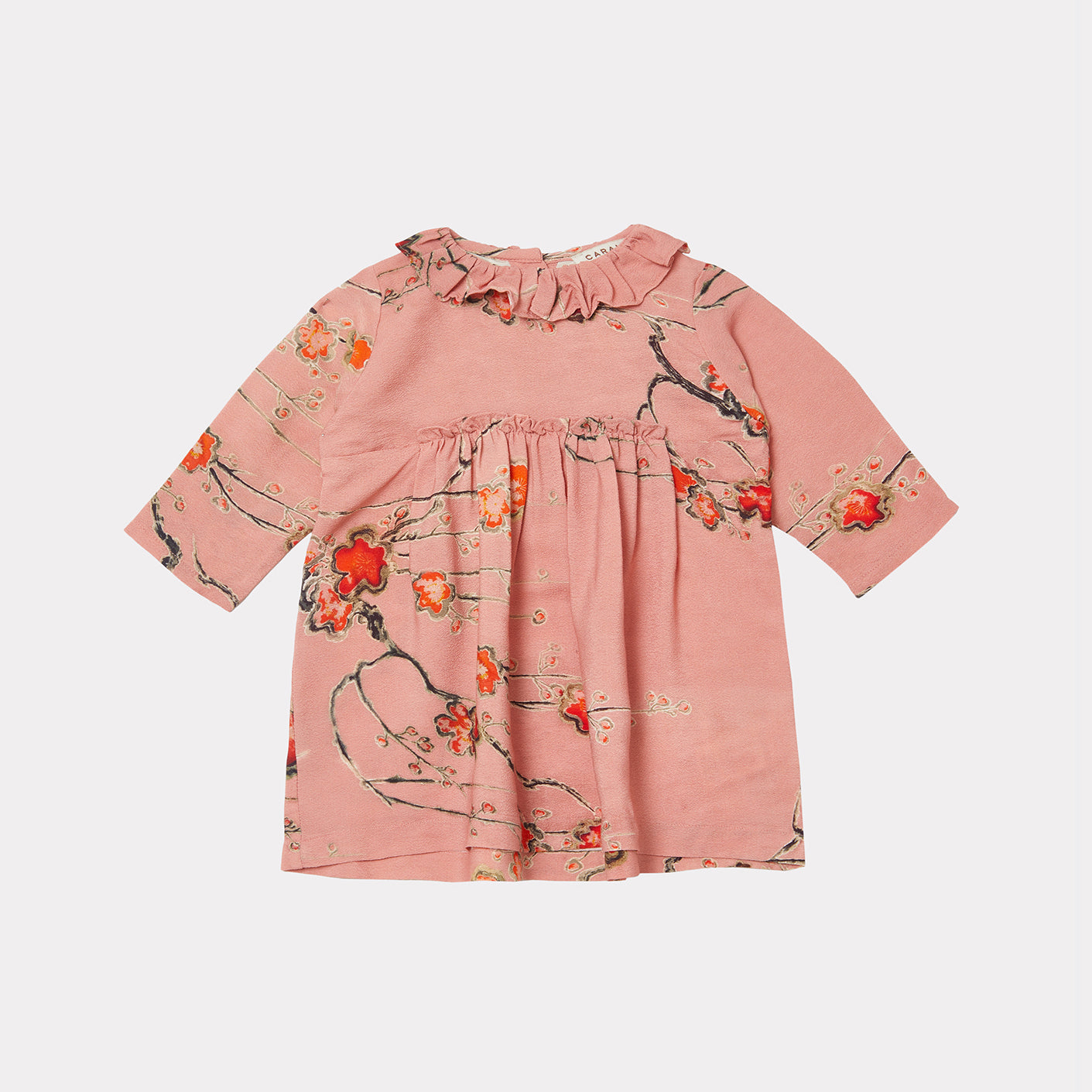 Baby Girls Pink Printed Dress