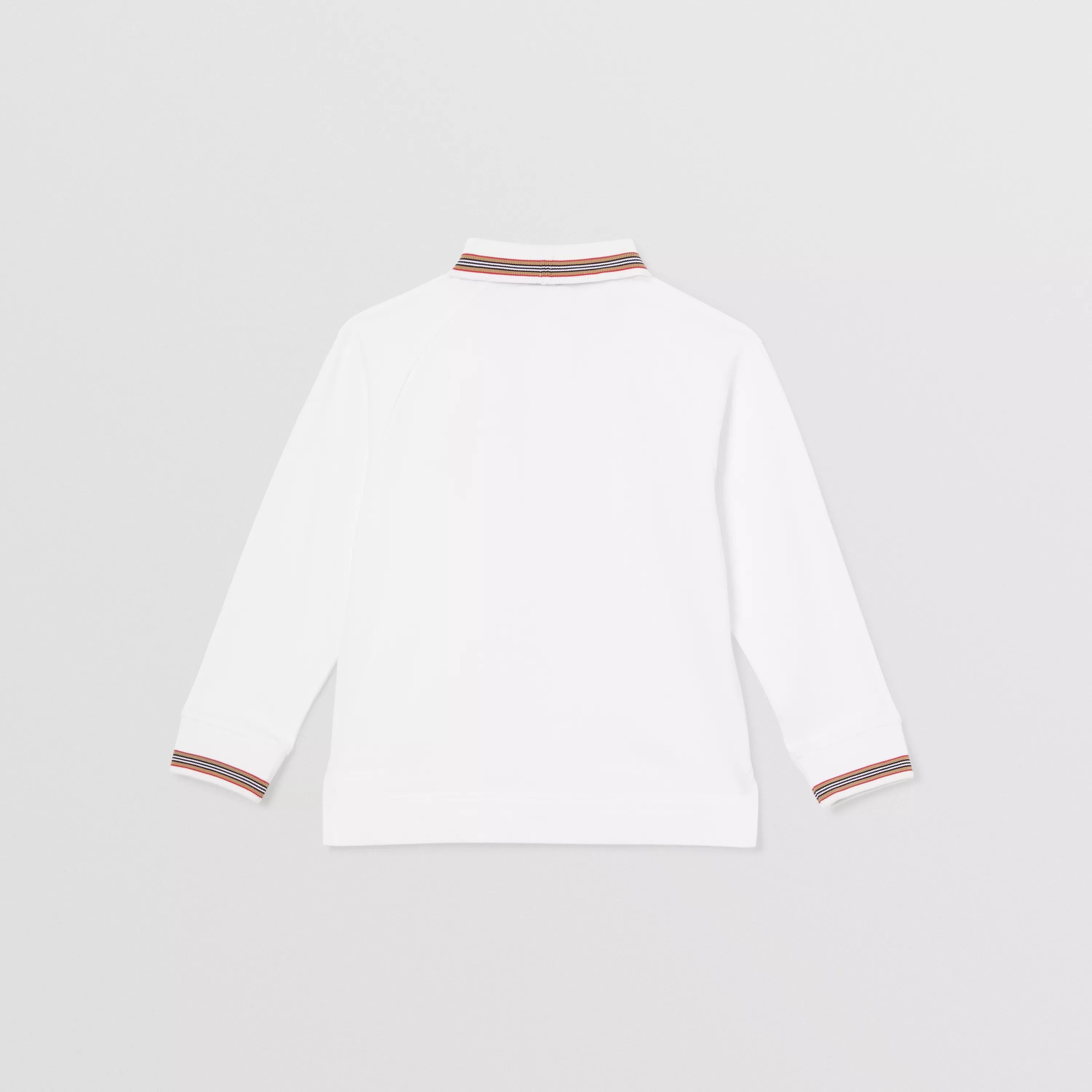 Boys White Logo Polo Shirt