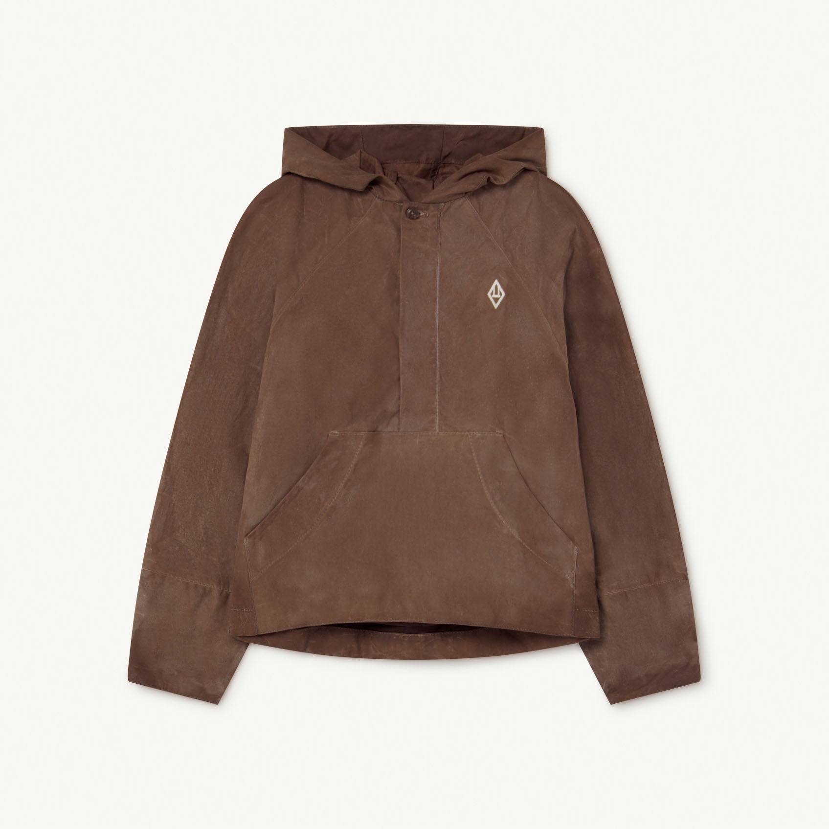 Girls Brown Logo Cotton Jacket