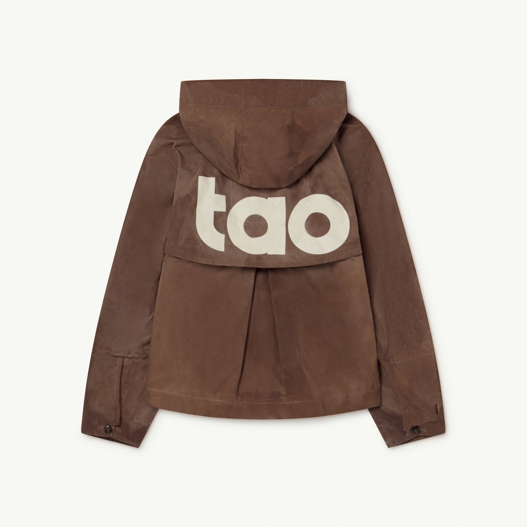 Girls Brown Logo Cotton Jacket