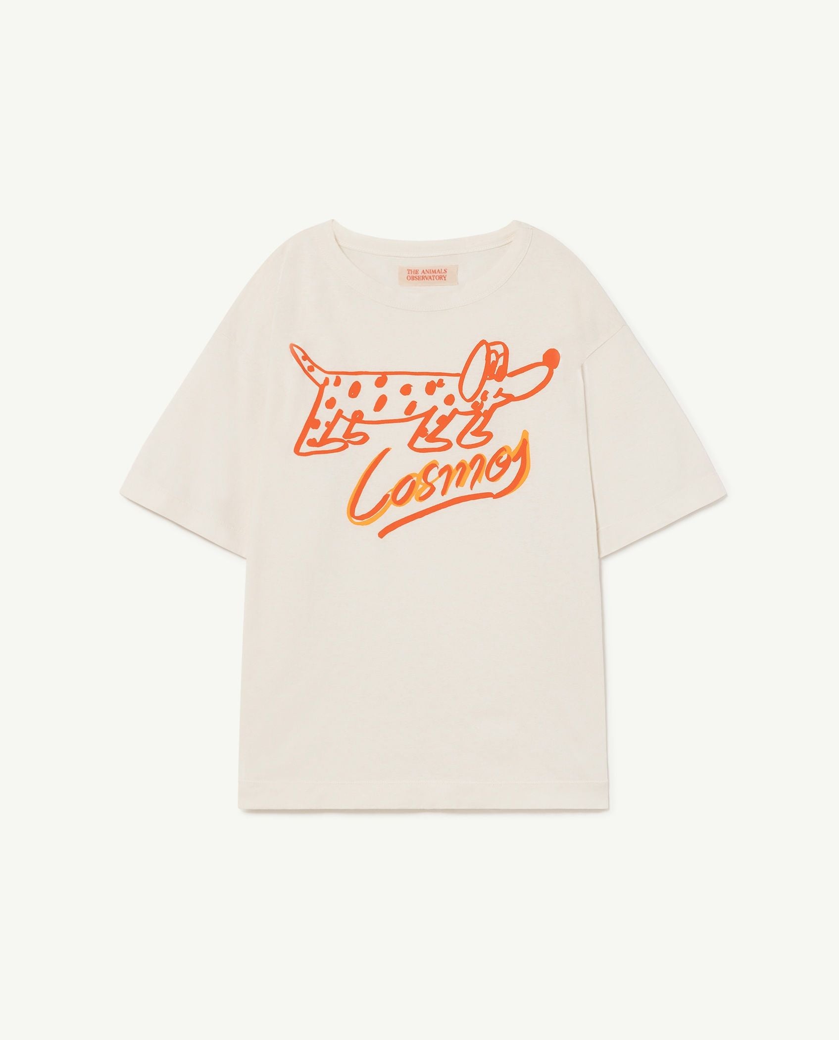 Boys & Girls White Printed T-Shirt