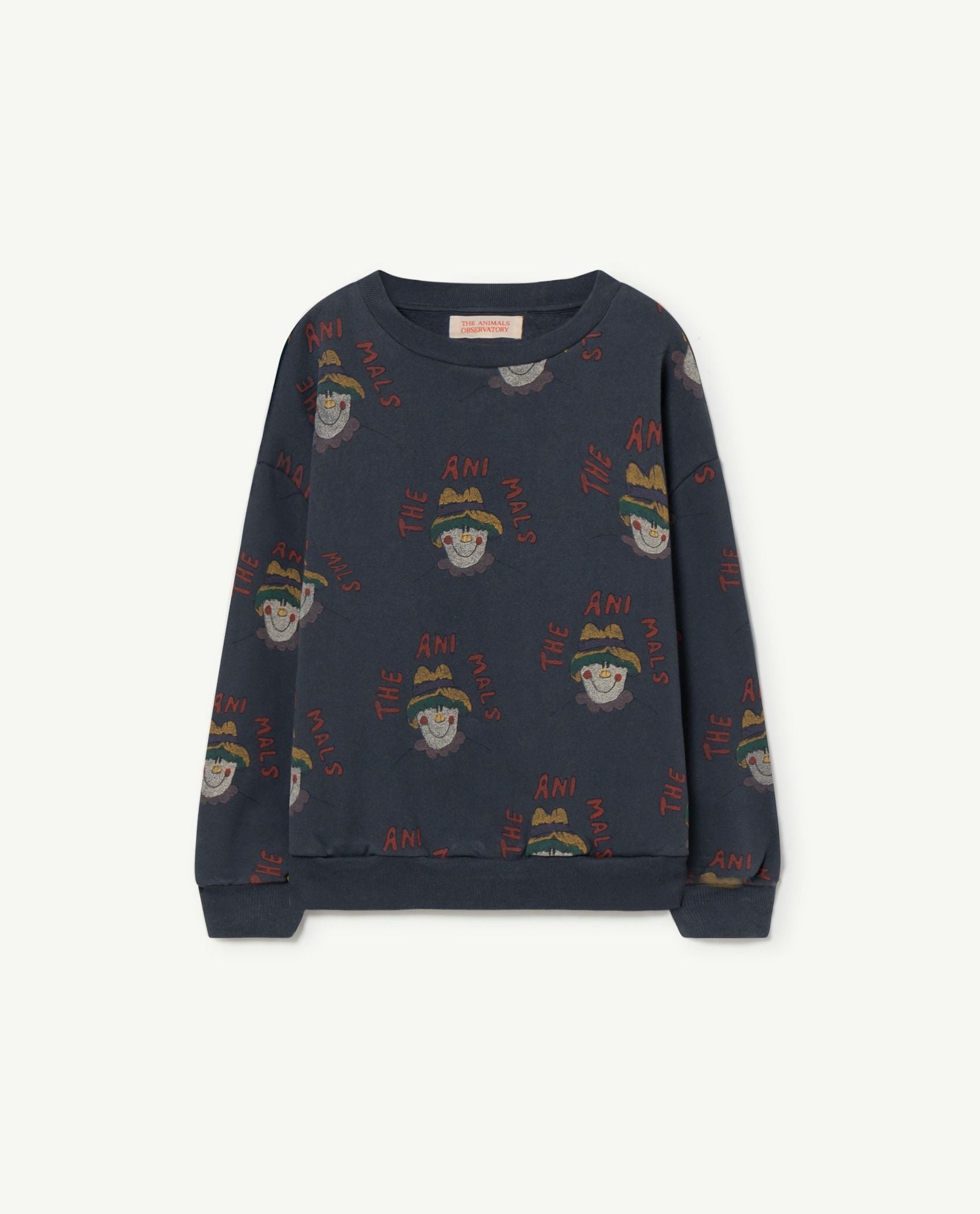 Boys & Girls Deep Blue Printed Sweatshirt