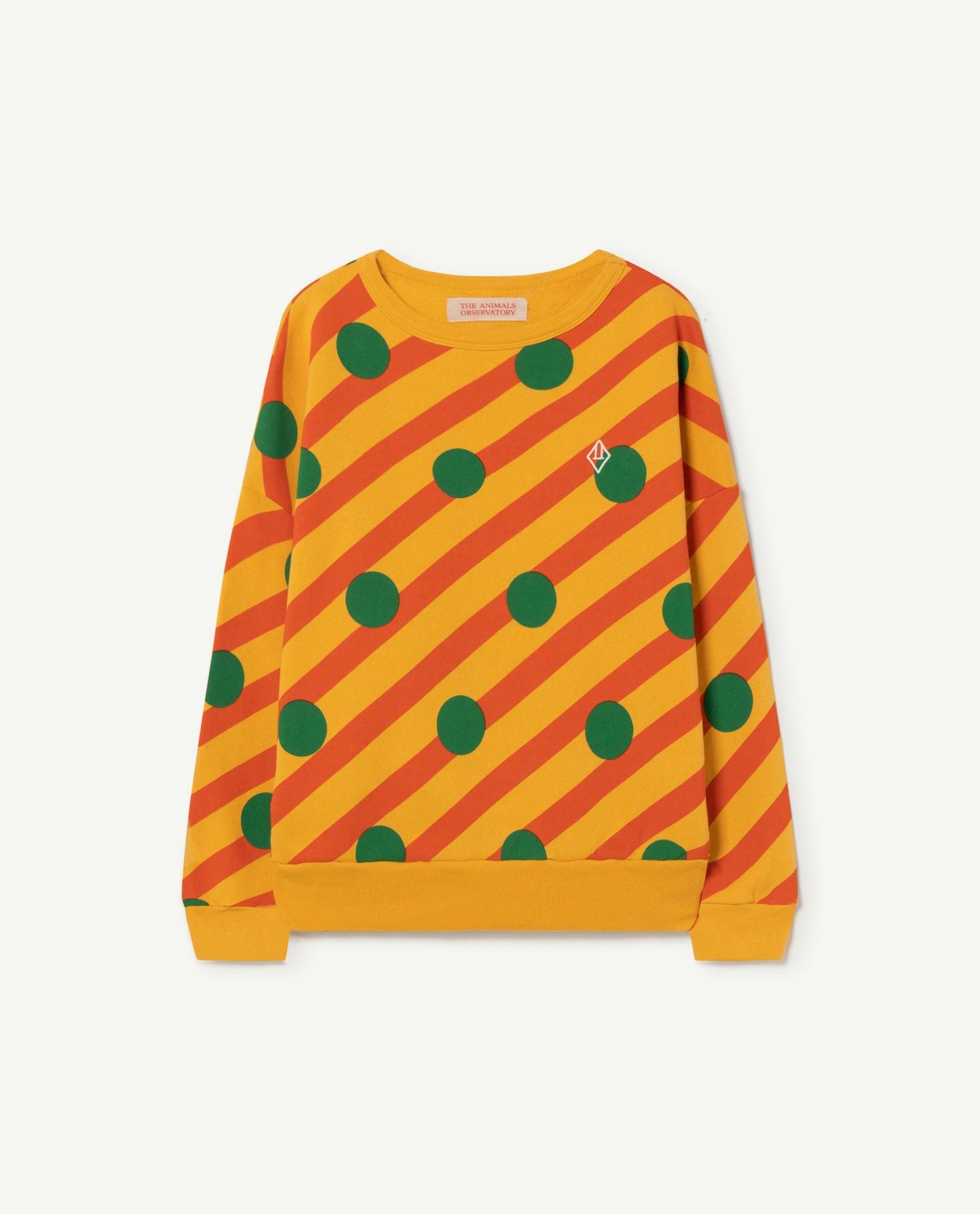 Boys & Girls Yellow Stripes Sweatshirt