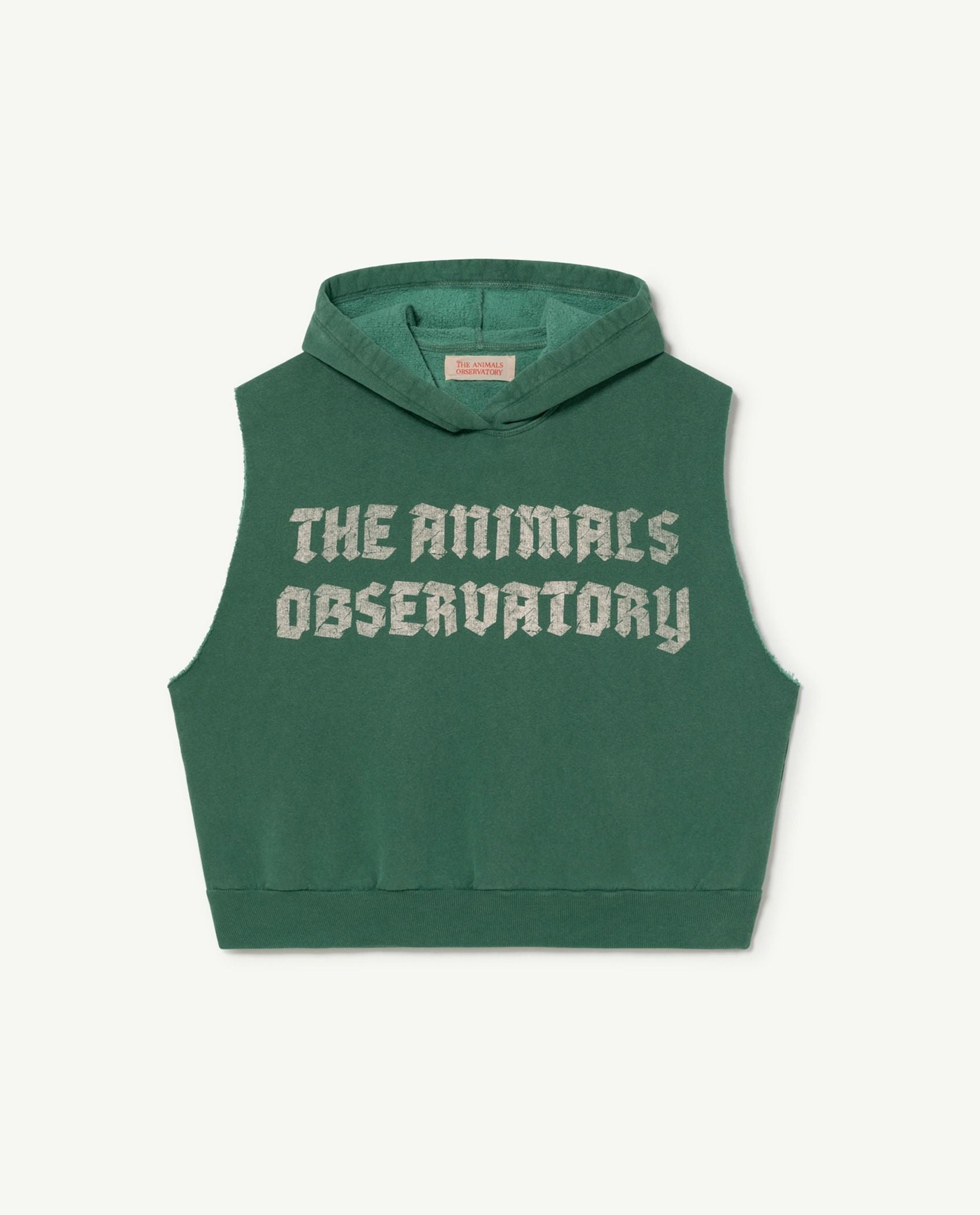 Boys & Girls Green Hooded Vest