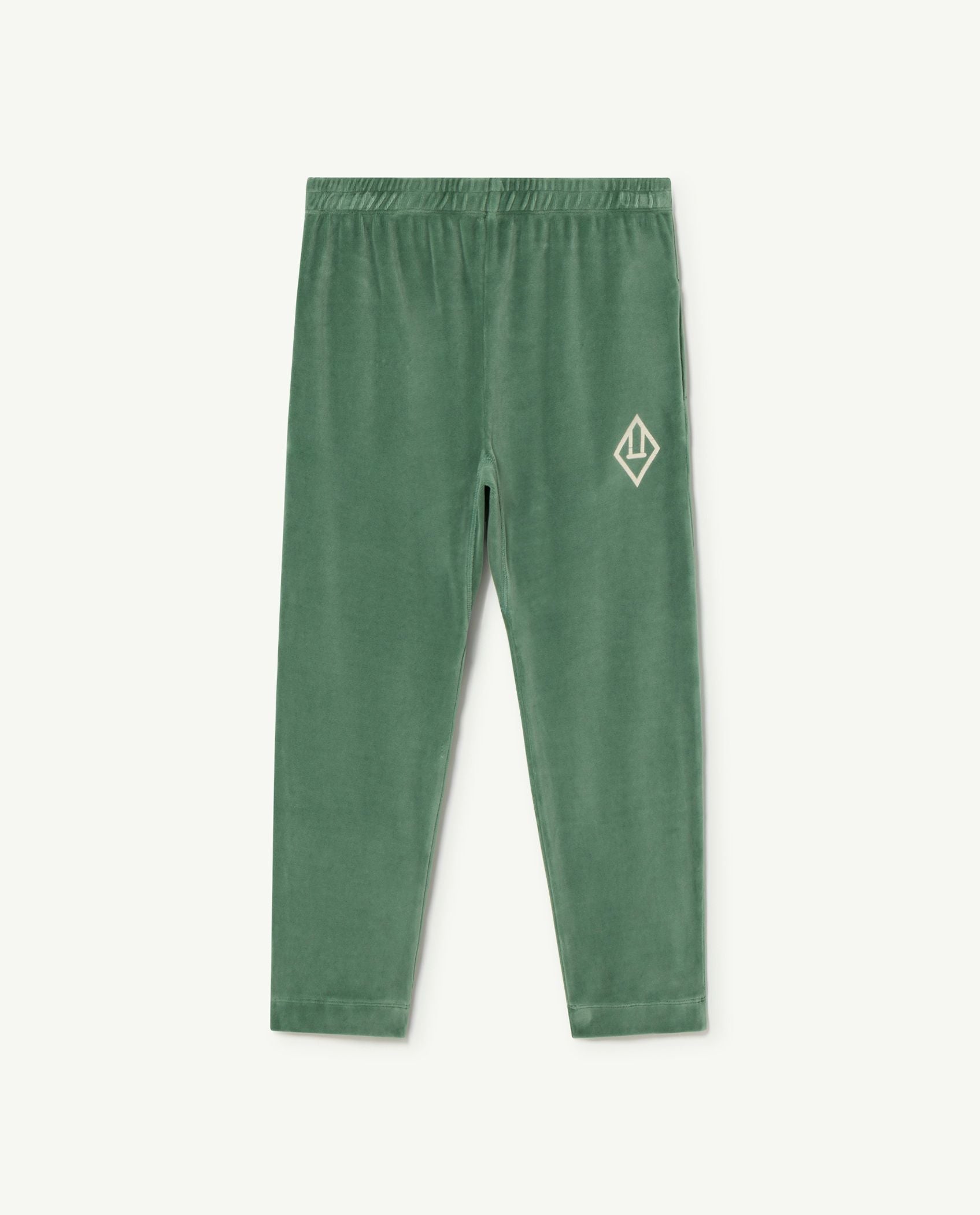 Boys & Girls Green Velvet Trousers