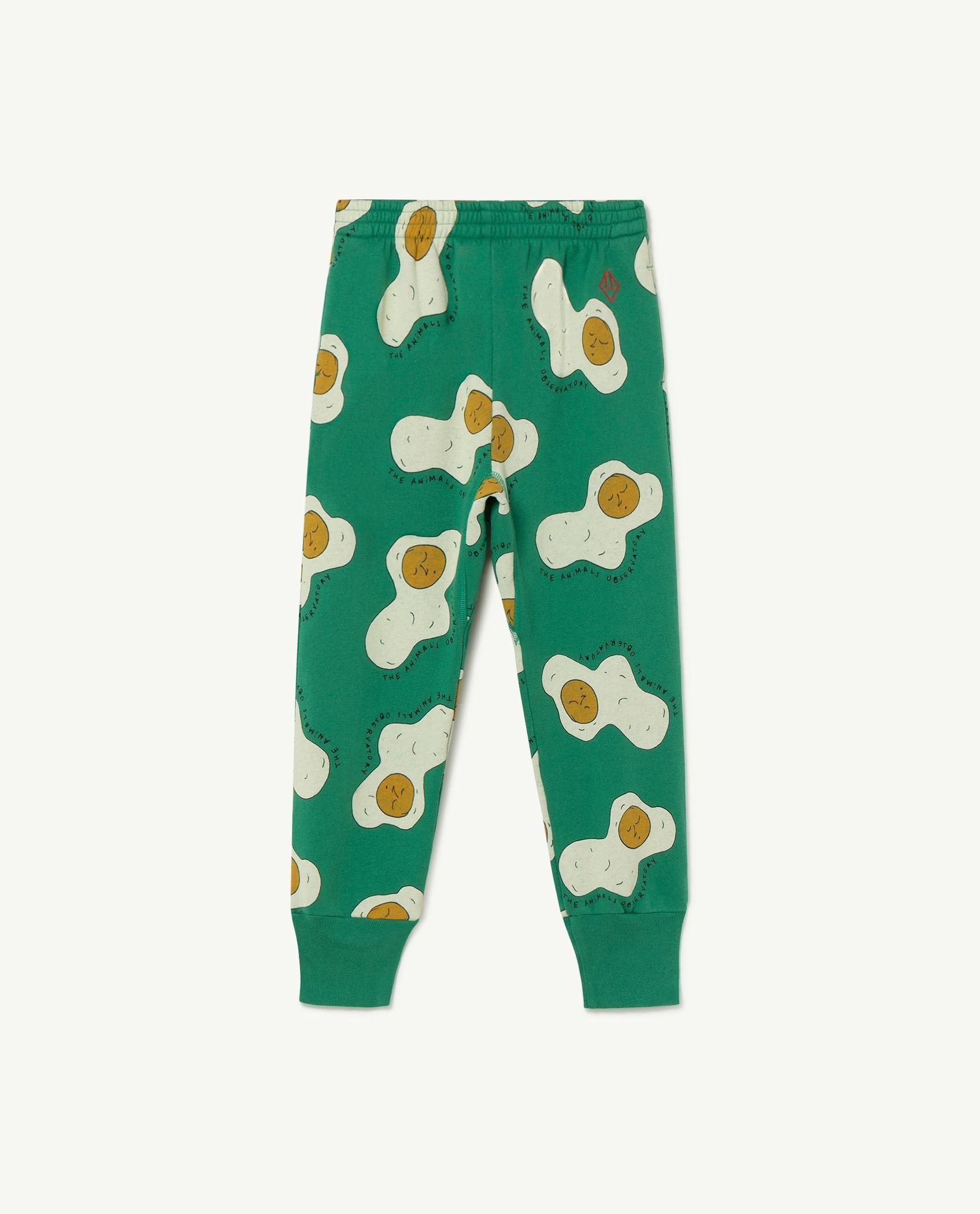 Boys & Girls Green Printed Trousers