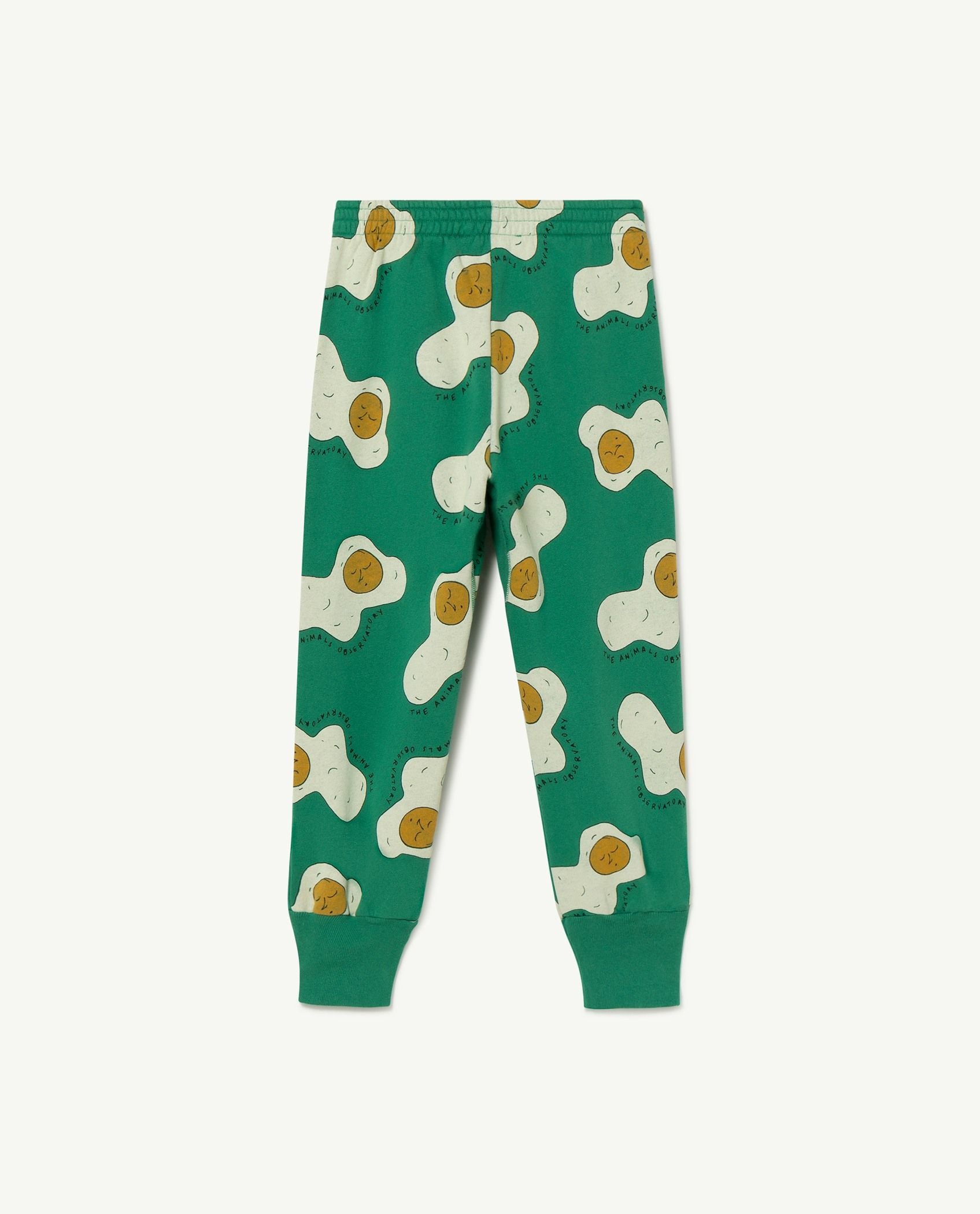 Boys & Girls Green Printed Trousers