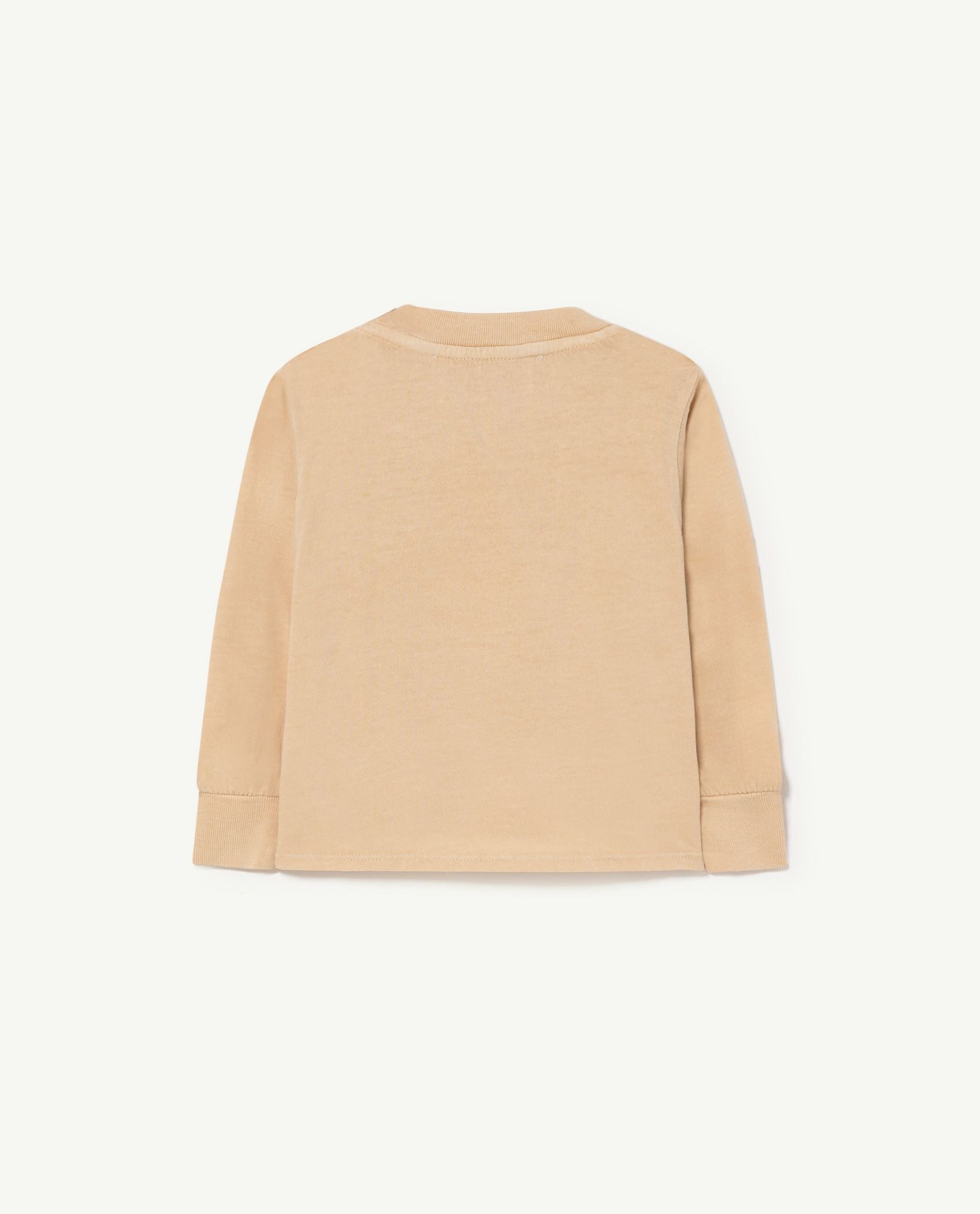 Baby Boys & Girls Brown Printed T-Shirt