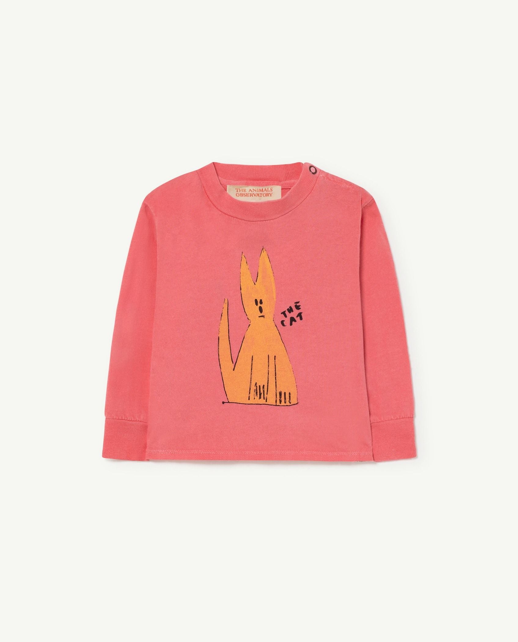 Baby Boys & Girls Pink Printed T-Shirt