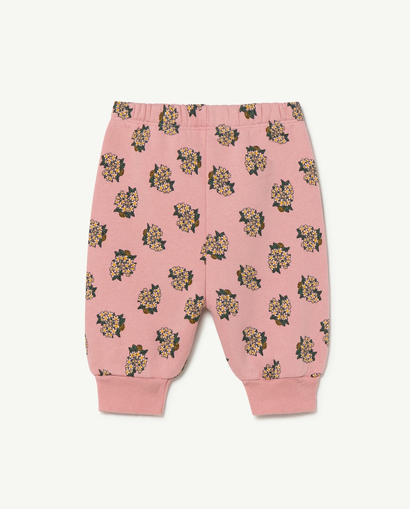 Baby Boys & Girls Pink Printed Trousers