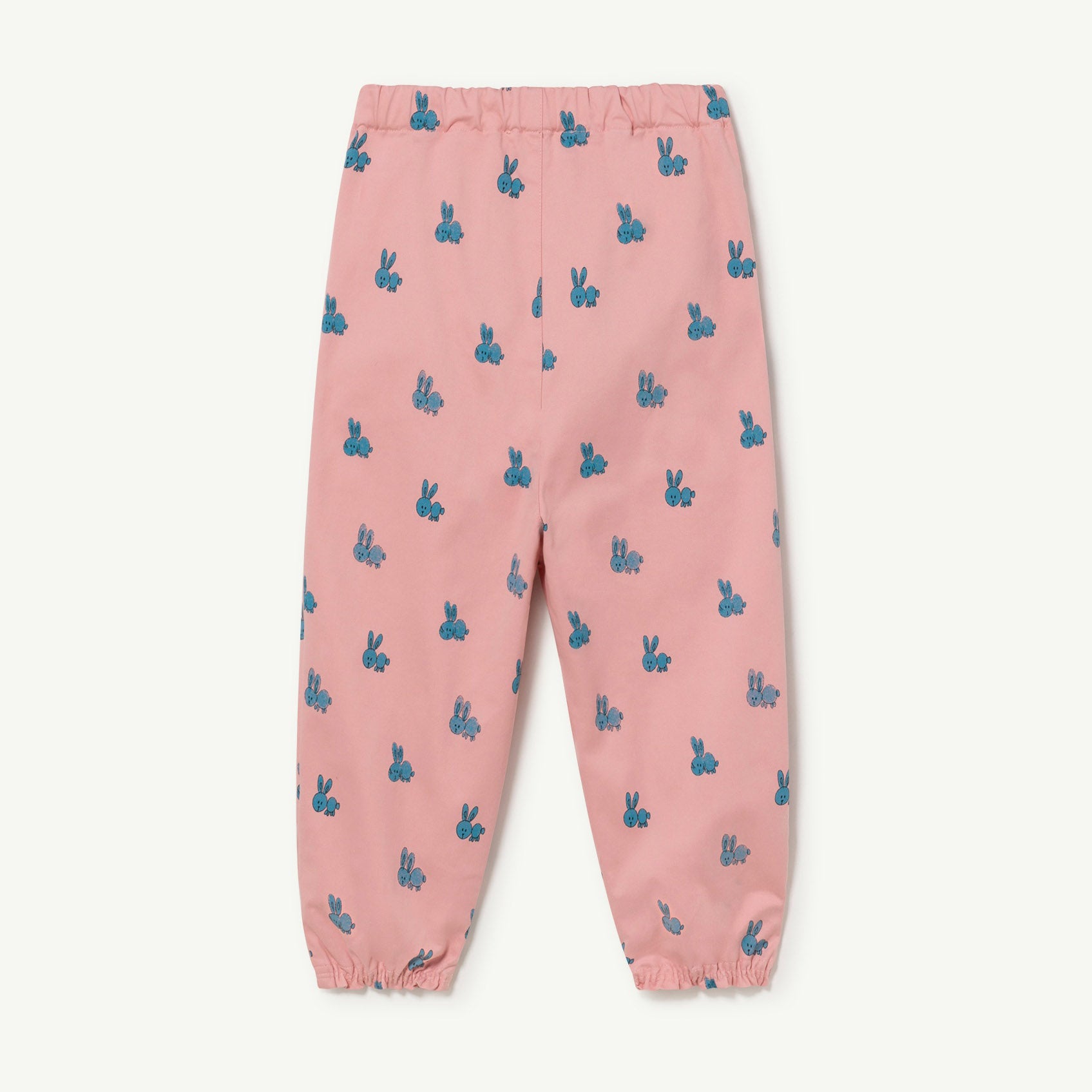 Boys & Girls Pink Printed Cotton Trousers