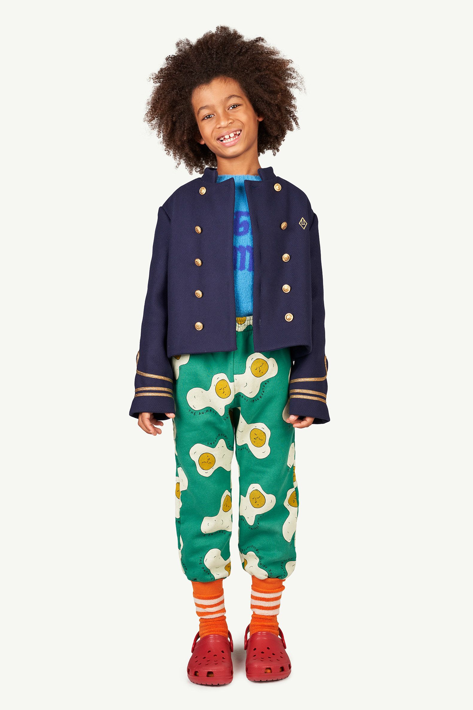 Boys & Girls Orange Cotton Socks