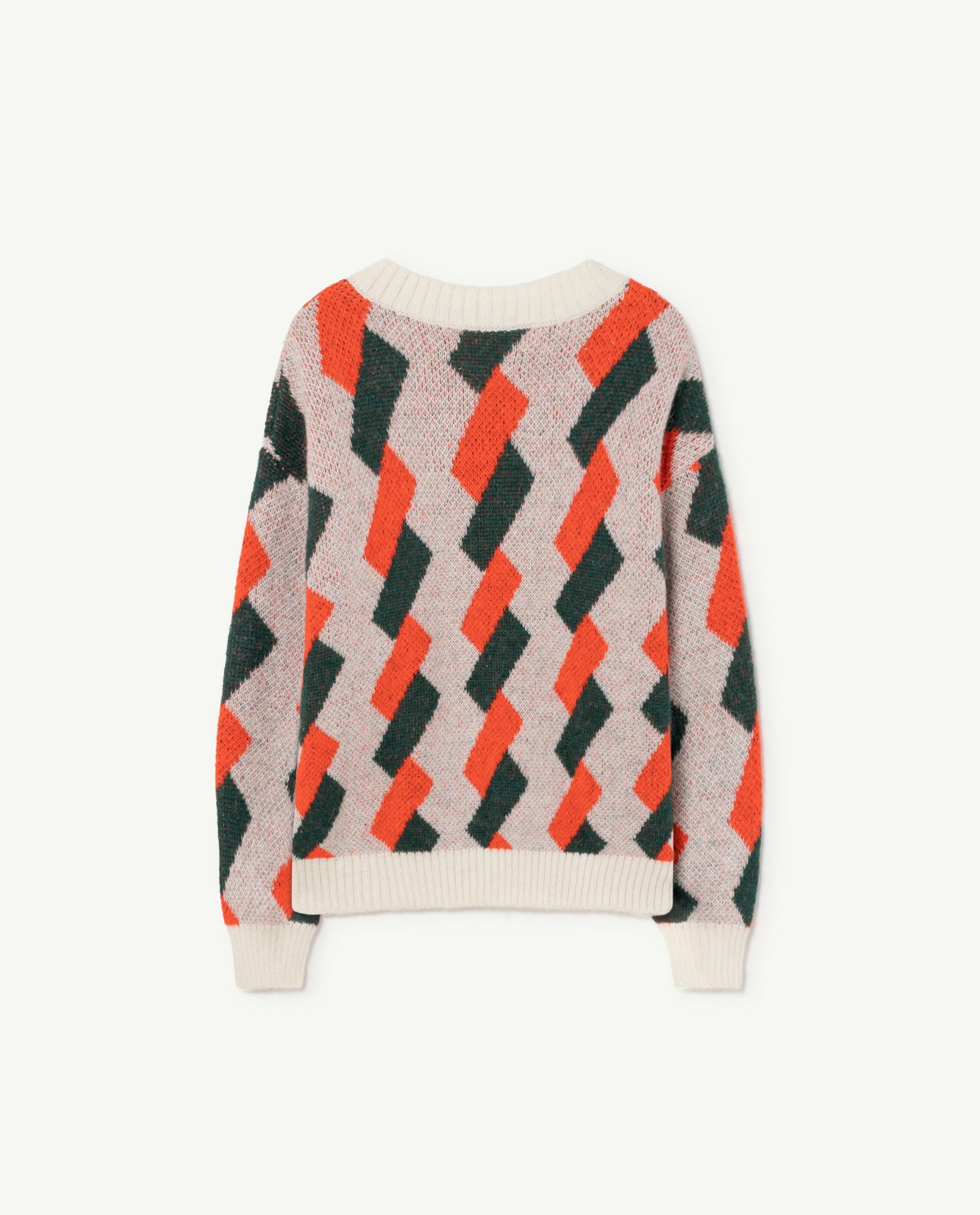 Boys & Girls White Logo Sweater