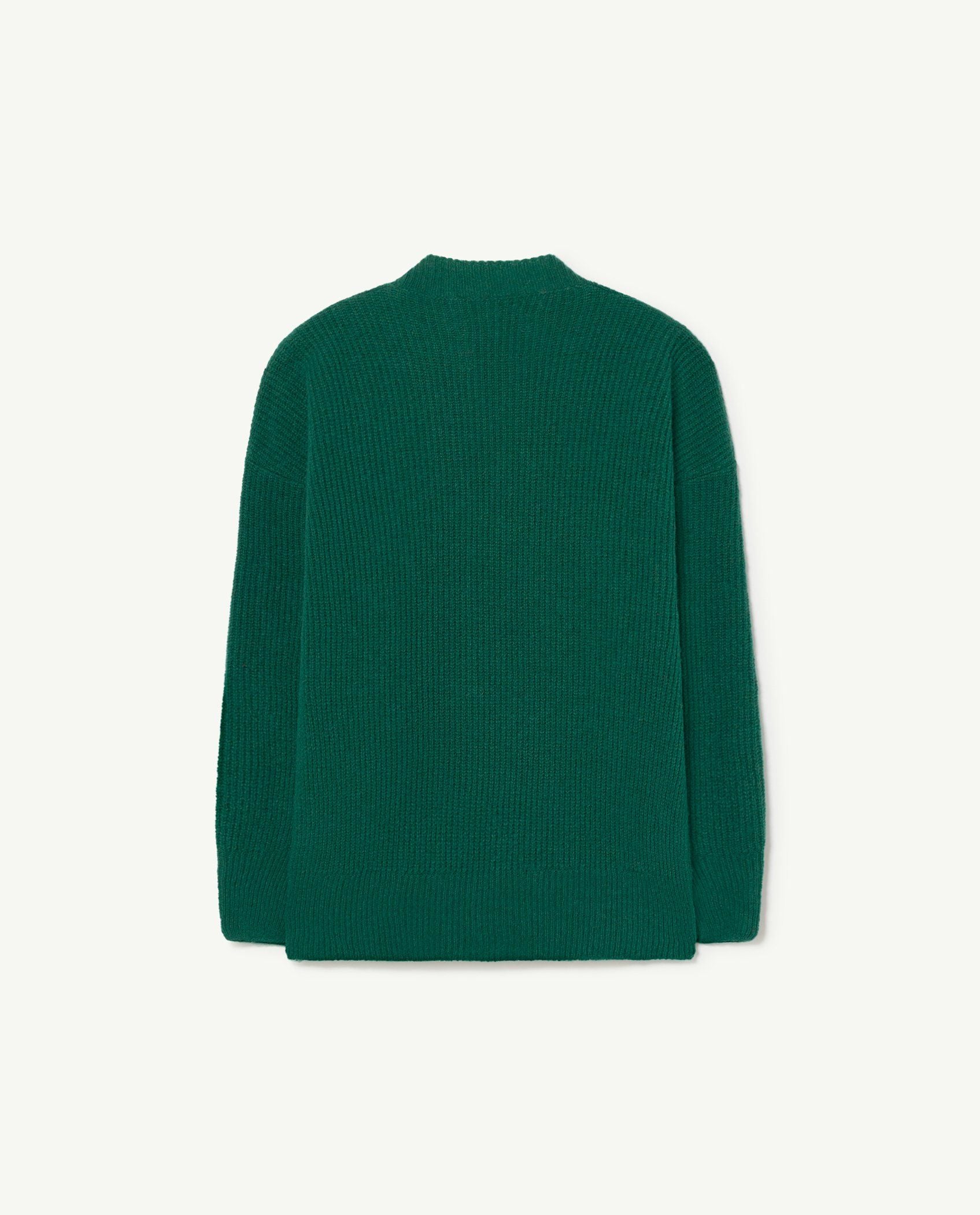 Boys & Girls Green Wool Cardigan
