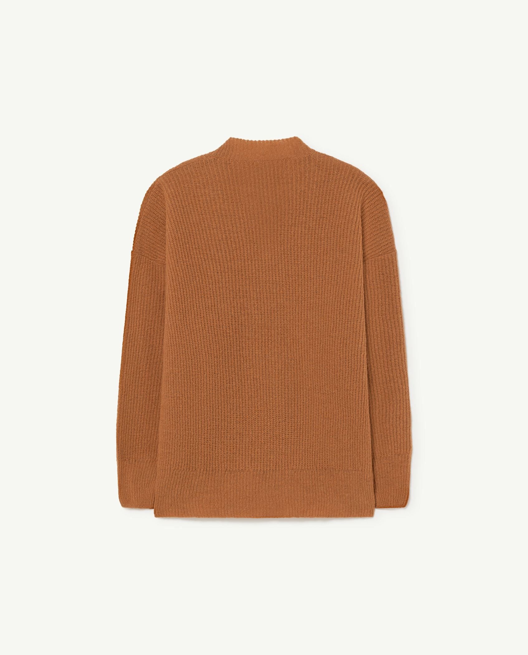 Boys & Girls Brown Wool Cardigan