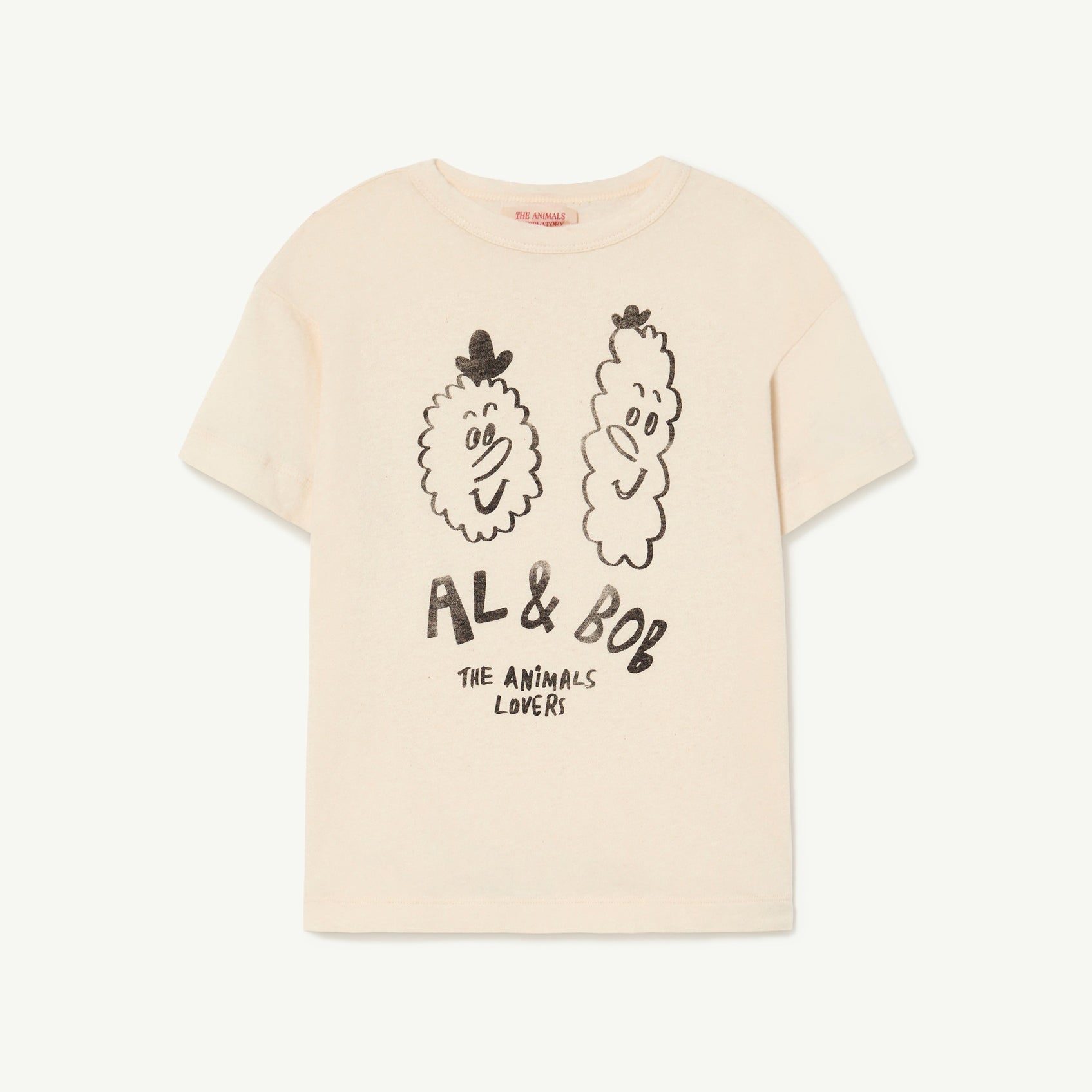 Boys & Girls White Printed Cotton T-Shirt
