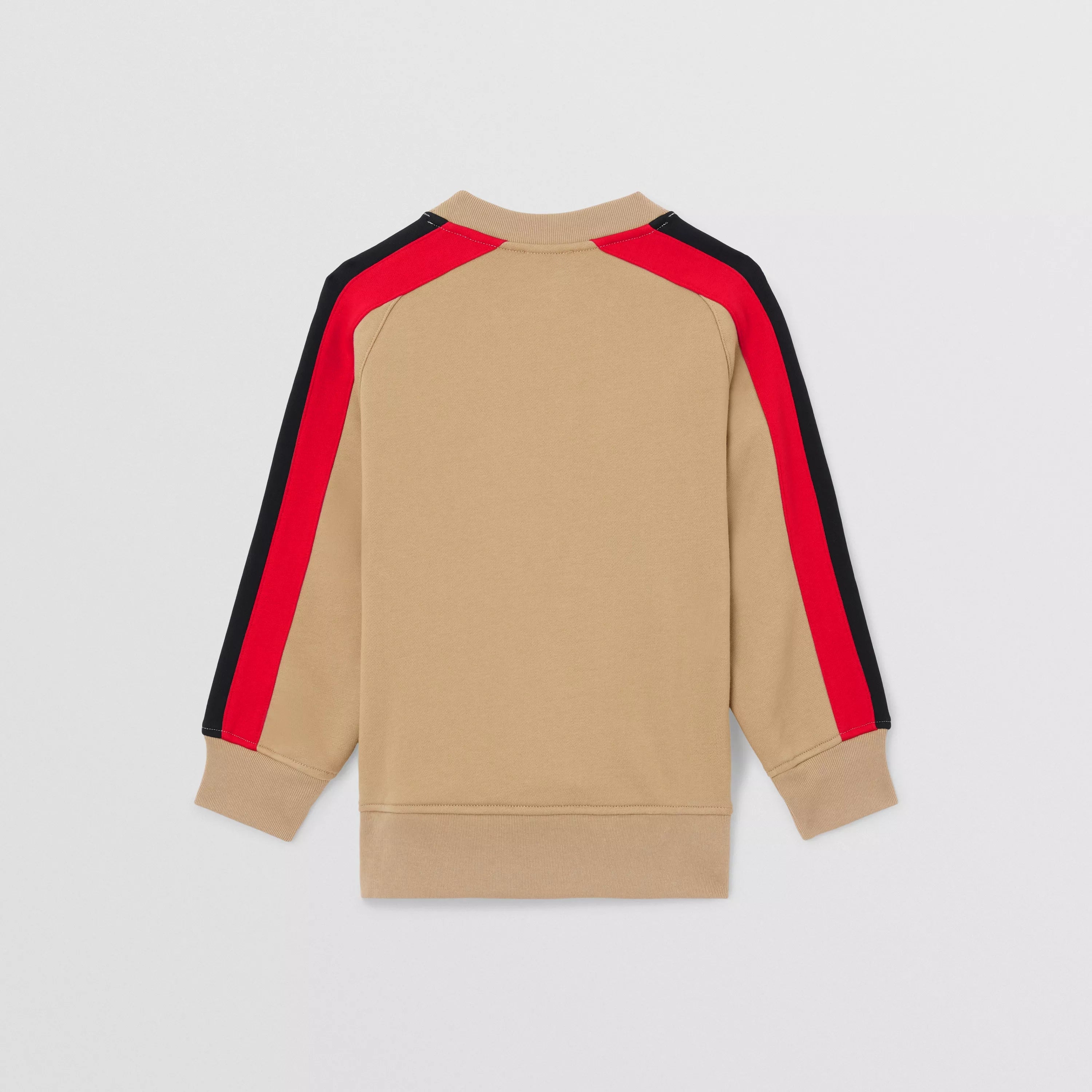 Boys & Girls Beige Logo Cotton Sweatshirt