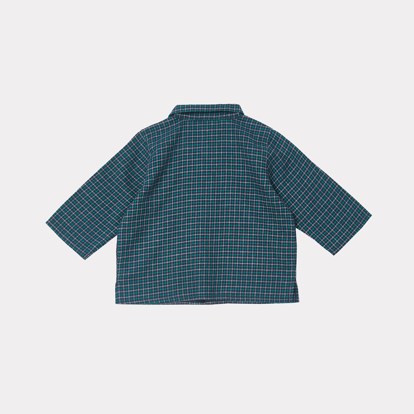 Baby Boys & Girls Blue Check Cotton Set