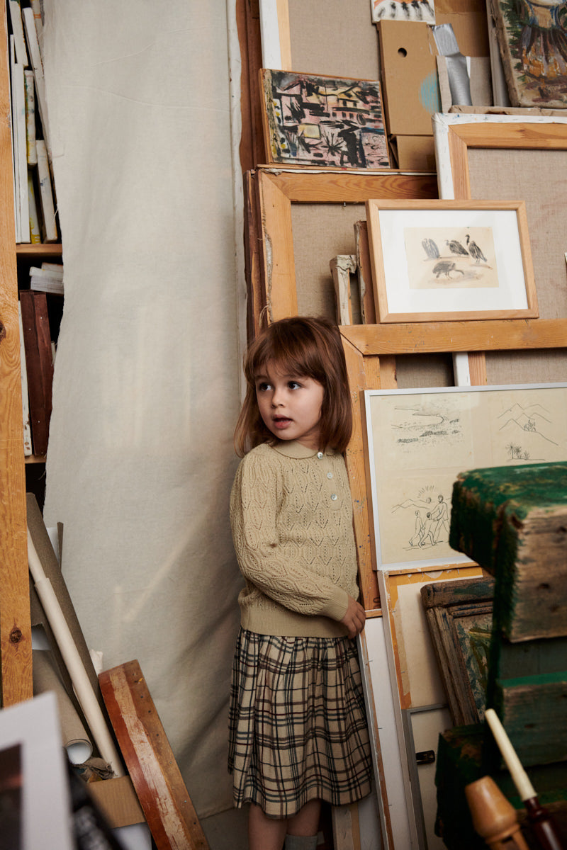 Boys & Girls Beige Wool Sweater