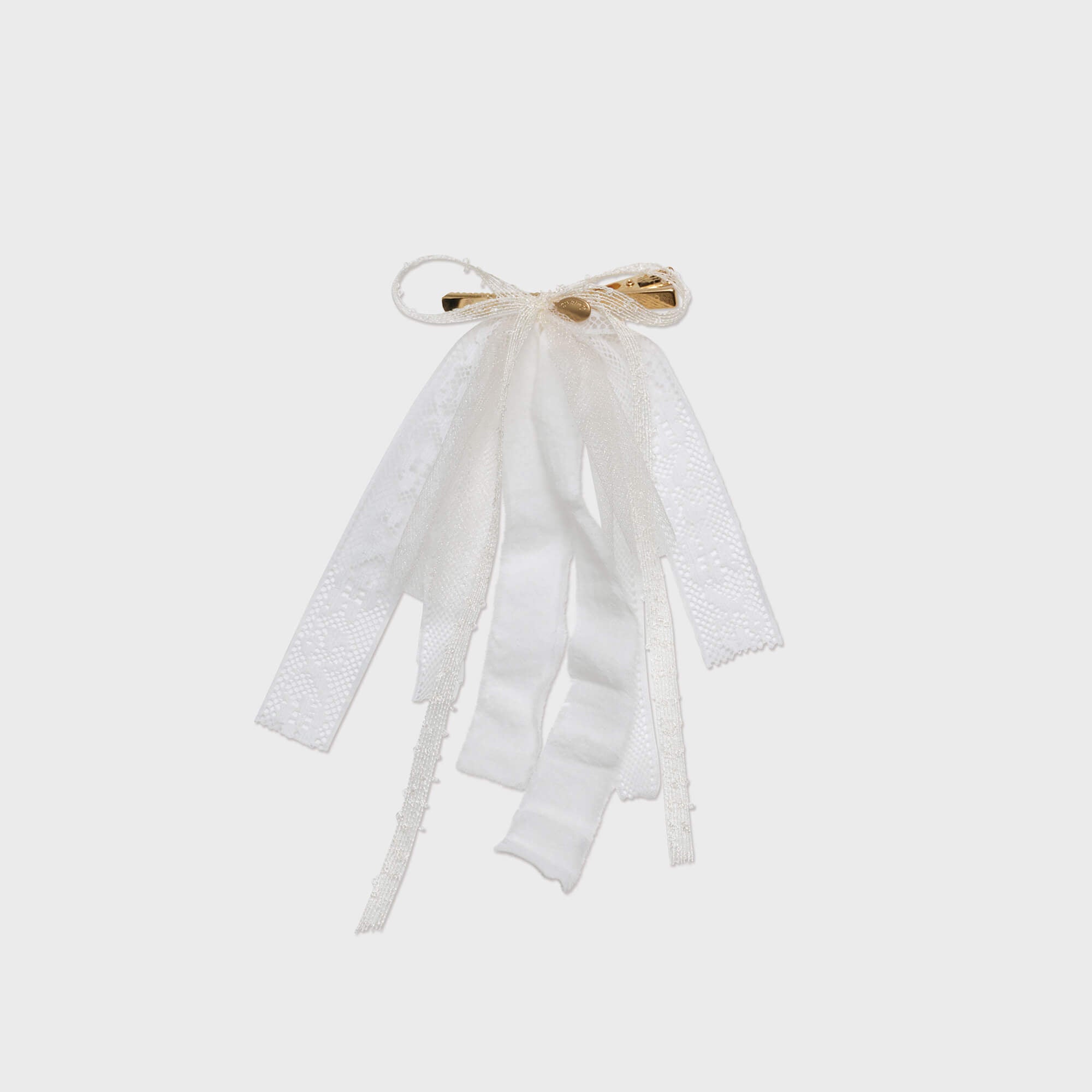Girls White Hair Clip
