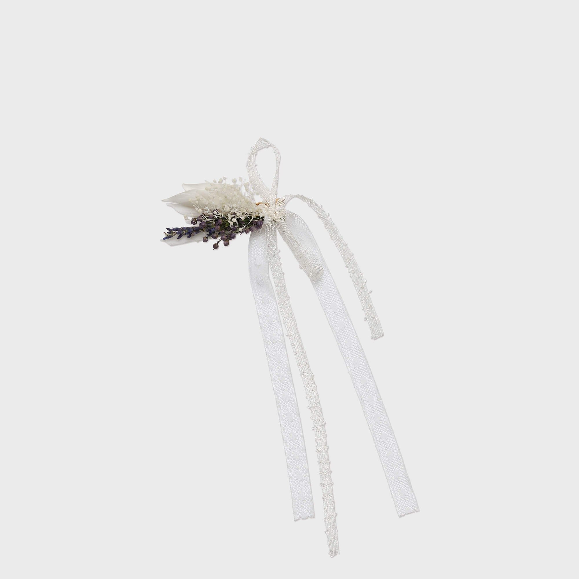 Girls Violet Flower Hair Clip