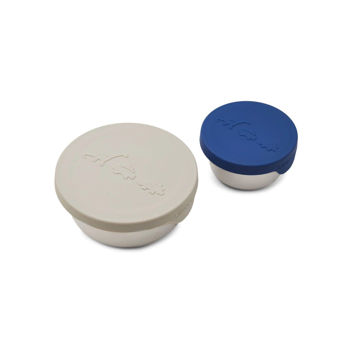 Boys & Girls Grey & Blue Lunch Box(2 Pack)