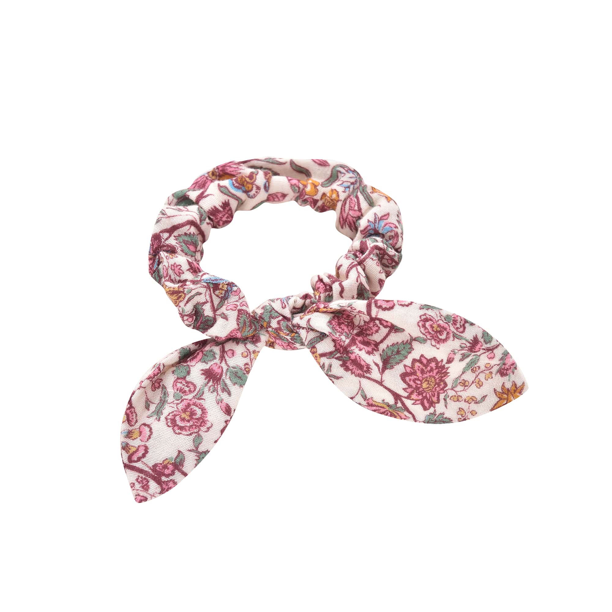 Girls Cream Floral Hair Ring