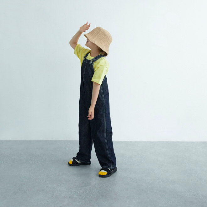 Boys & Girls Blue Denim Jumpsuit