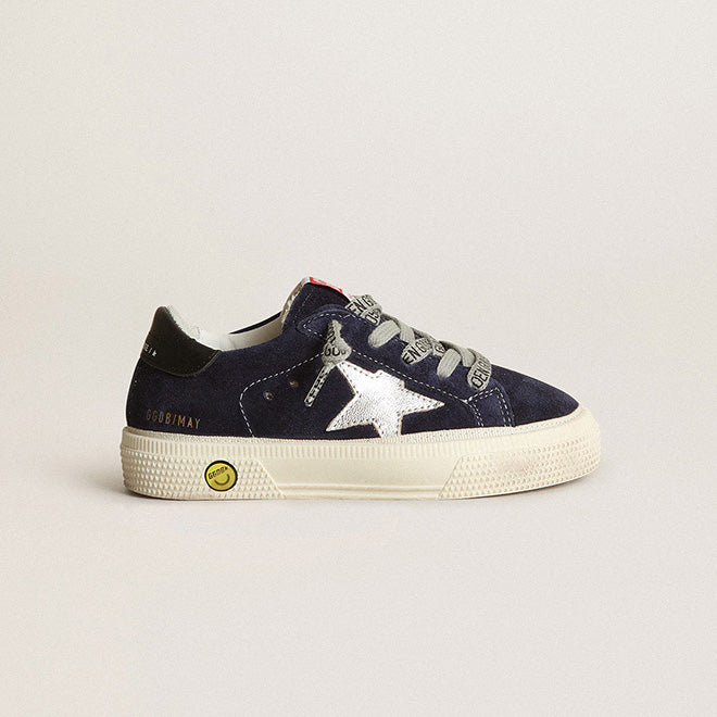Boys & Girls Navy Star Shoes