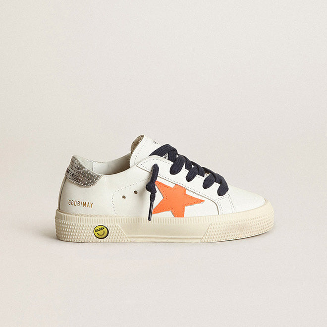 Boys & Girls Orange Star Shoes