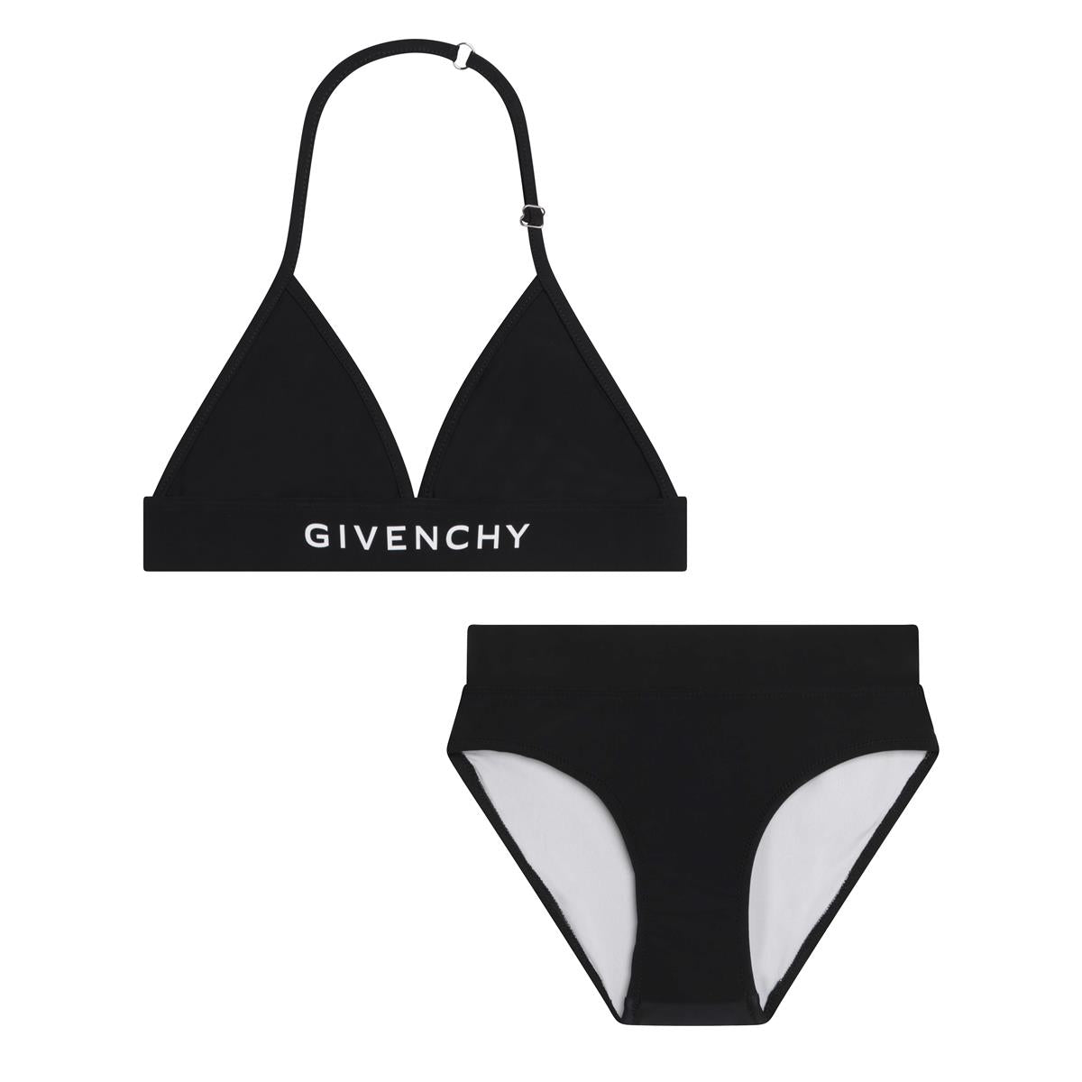 Girls Black Swimsuit Set