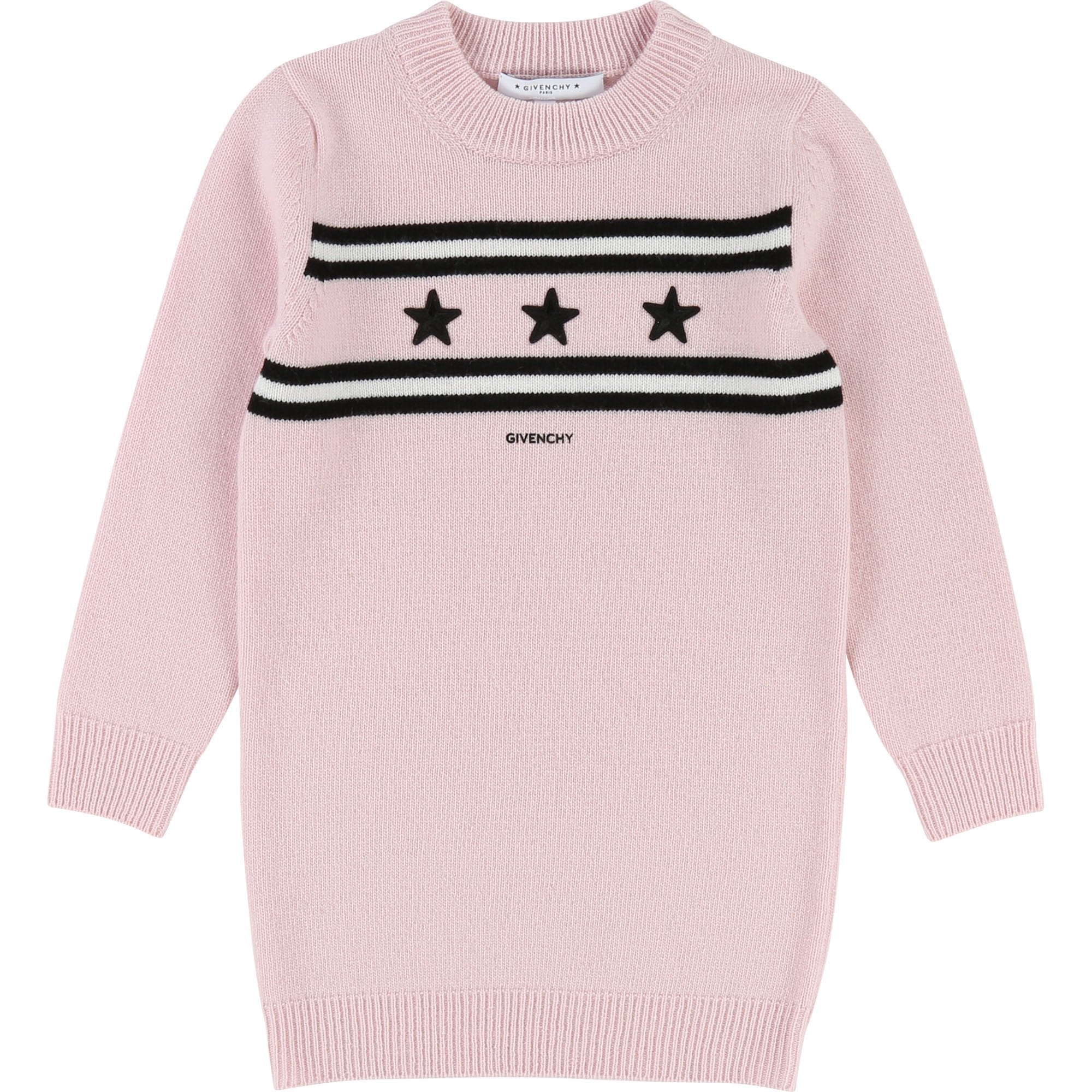 Girls Light Pink Logo Laine Dress