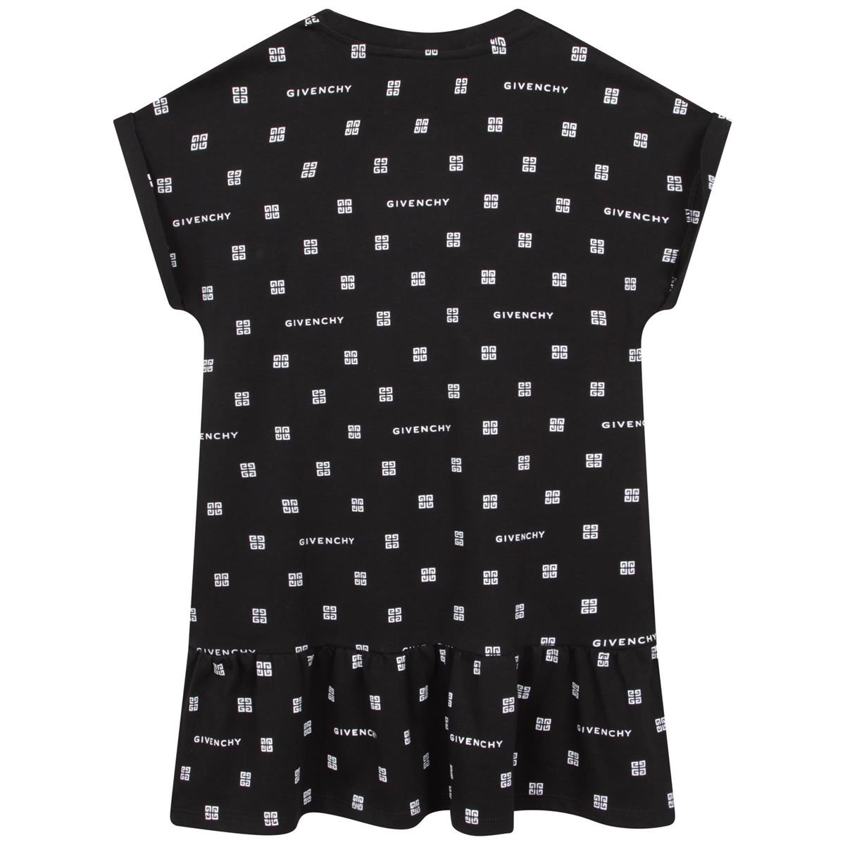 Girls Black Logo Dress