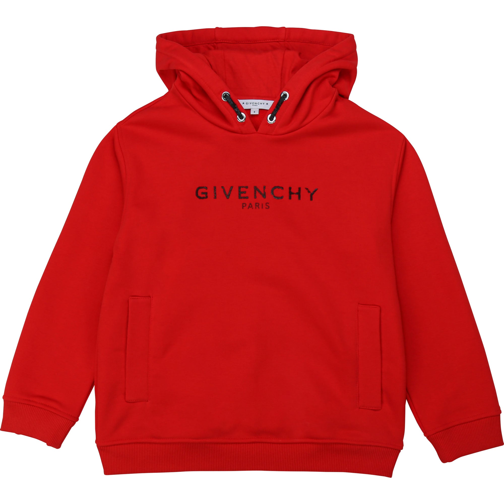 Girls Red Logo Hoodie