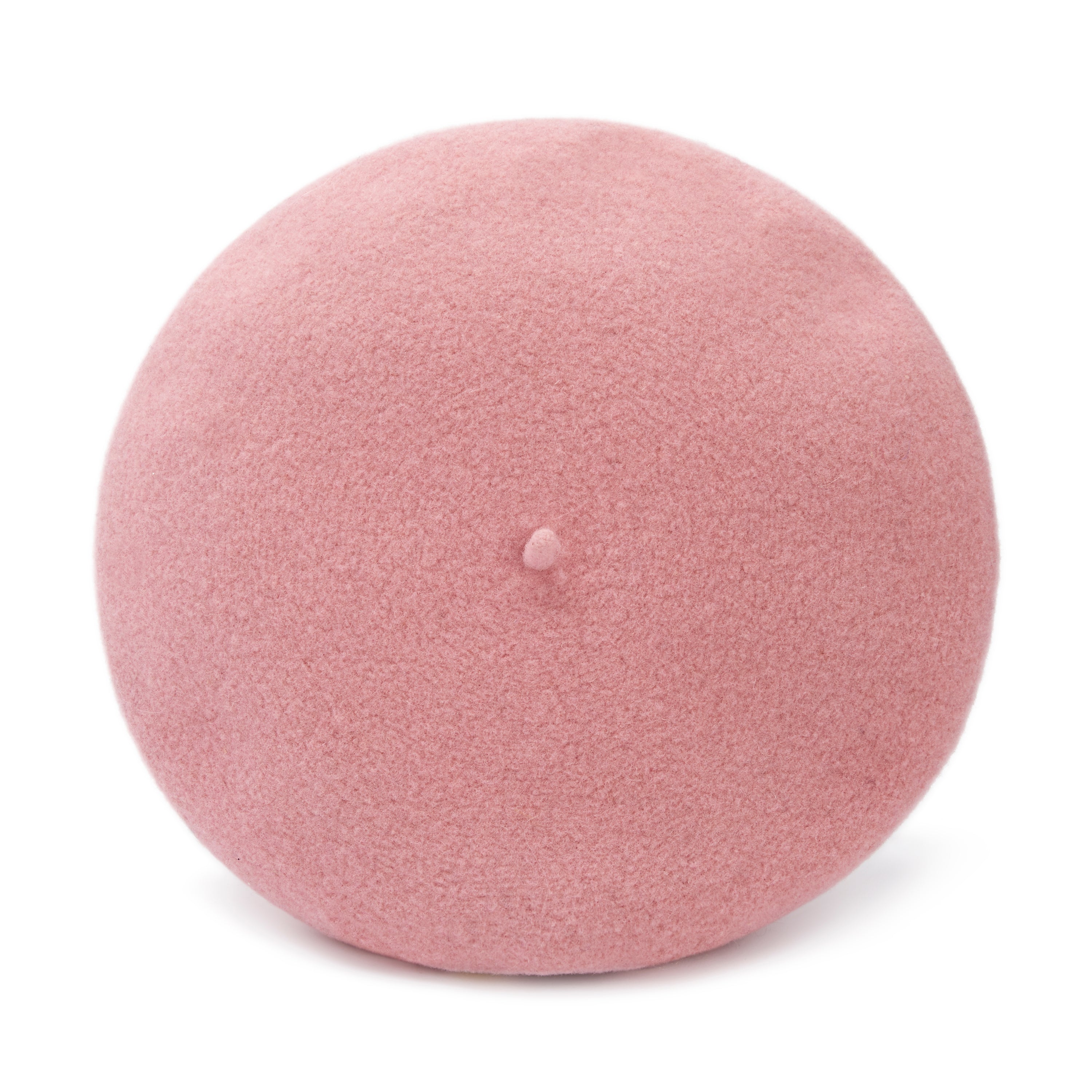 Girls Pink Wool Beret