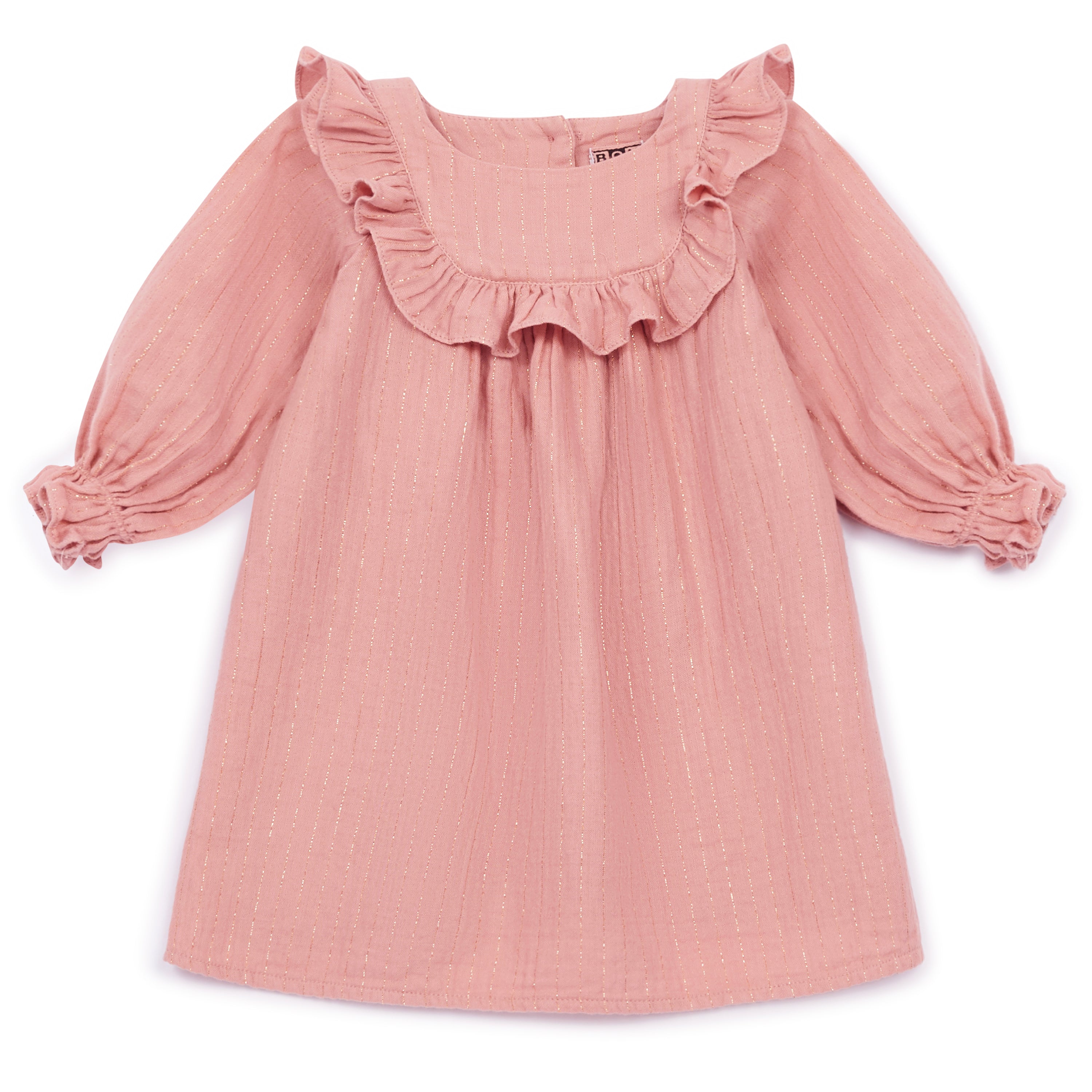 Girls Pink Cotton Dress