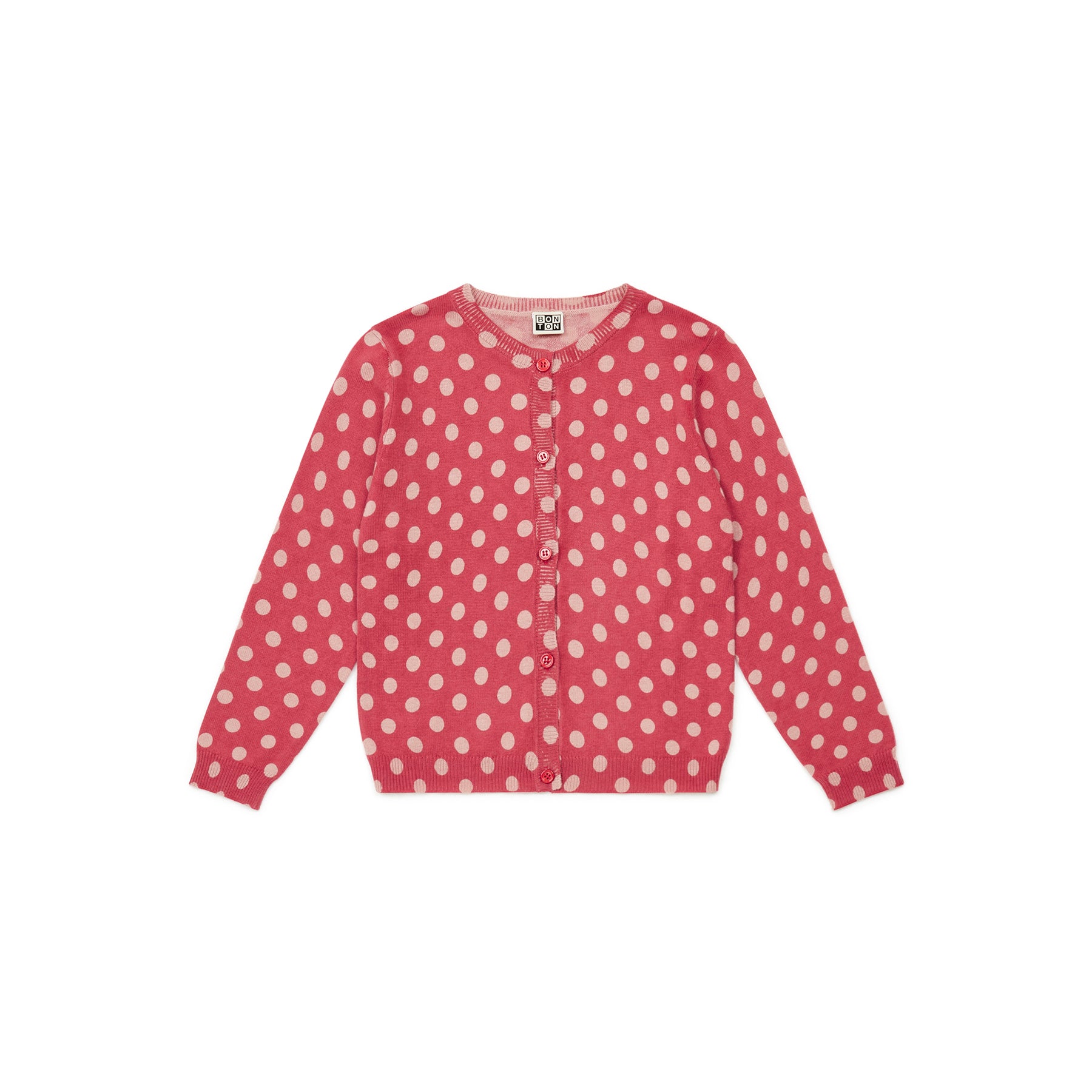 Girls Red Dots Cardigan