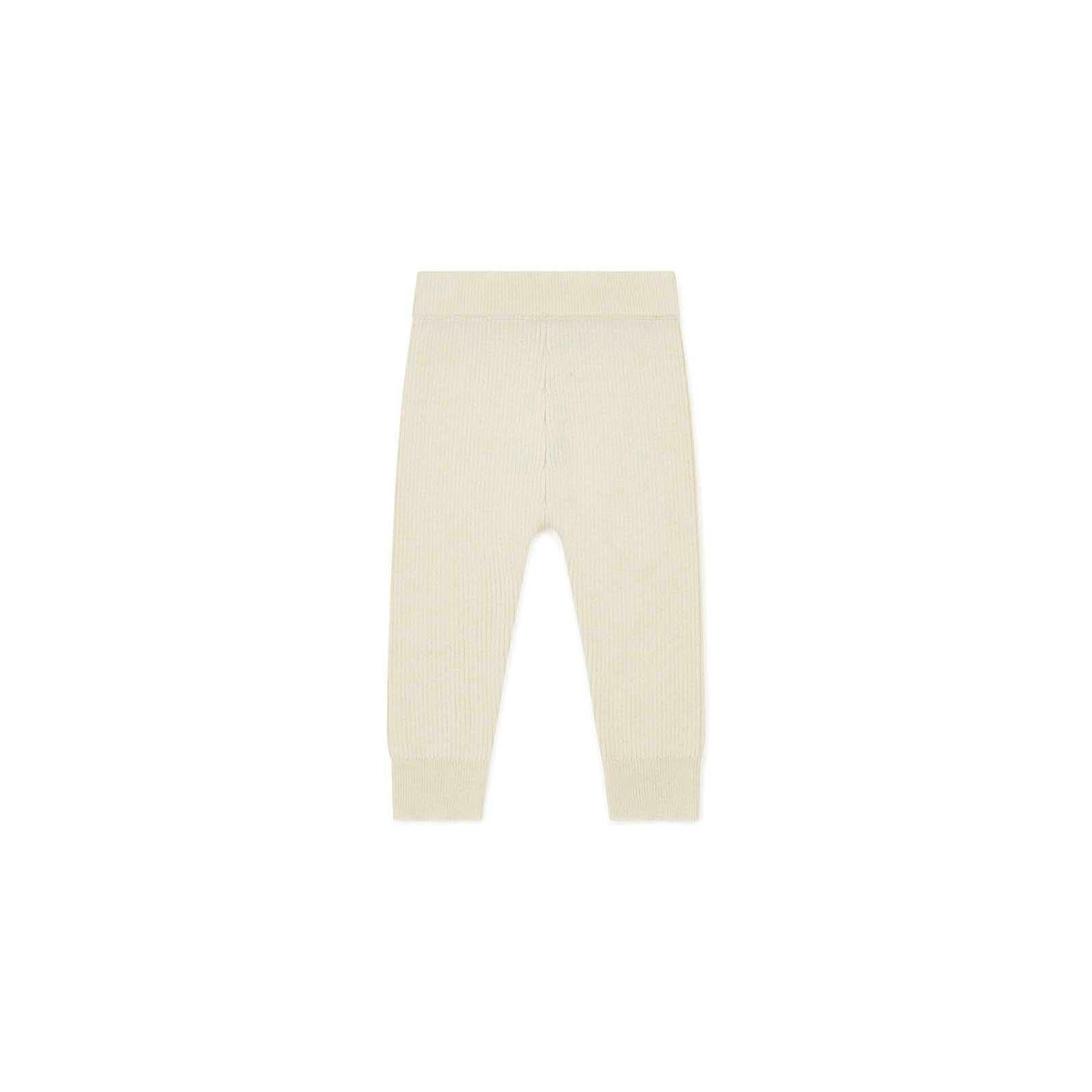 Baby Girls White Wool Leggings