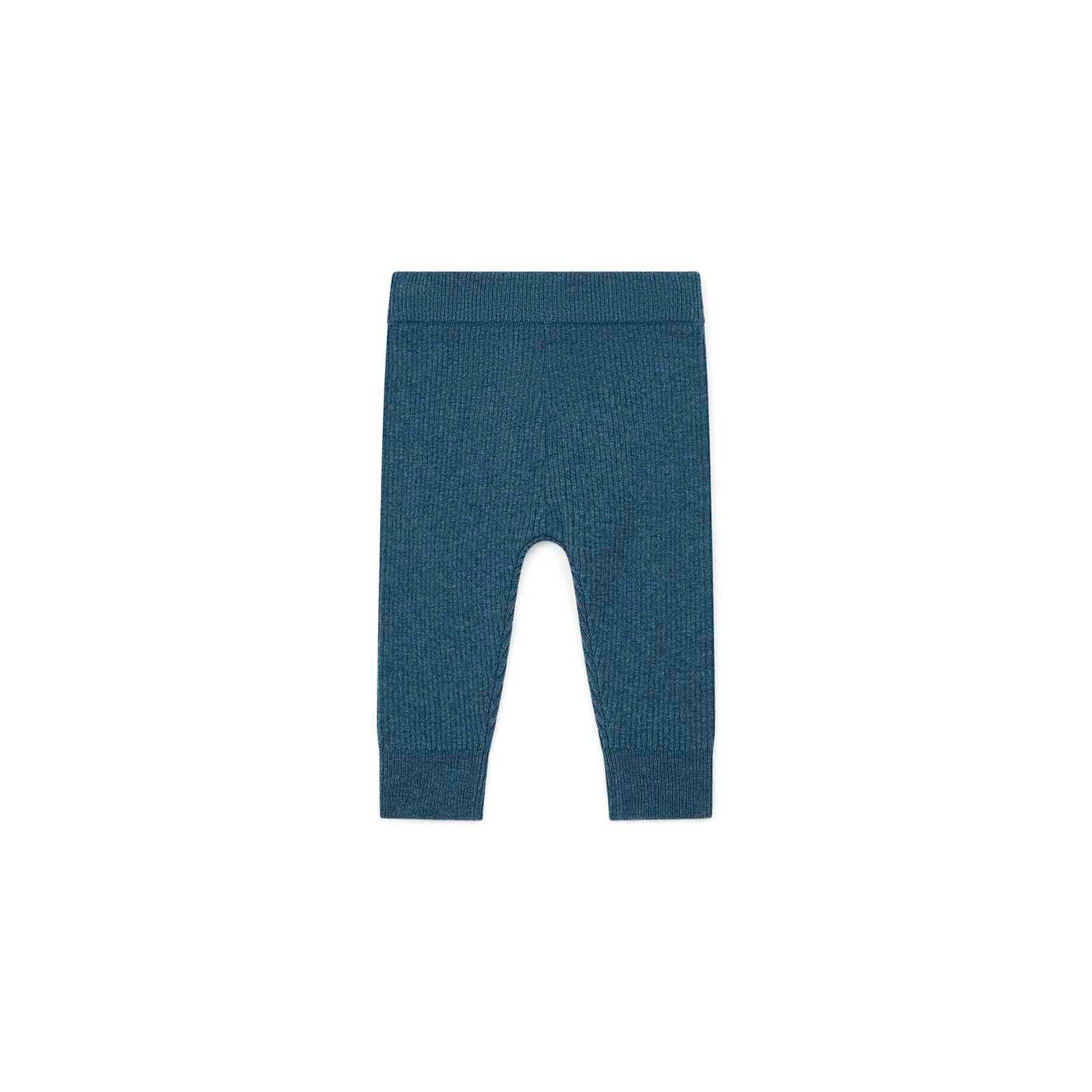 Baby Girls Blue Wool Leggings