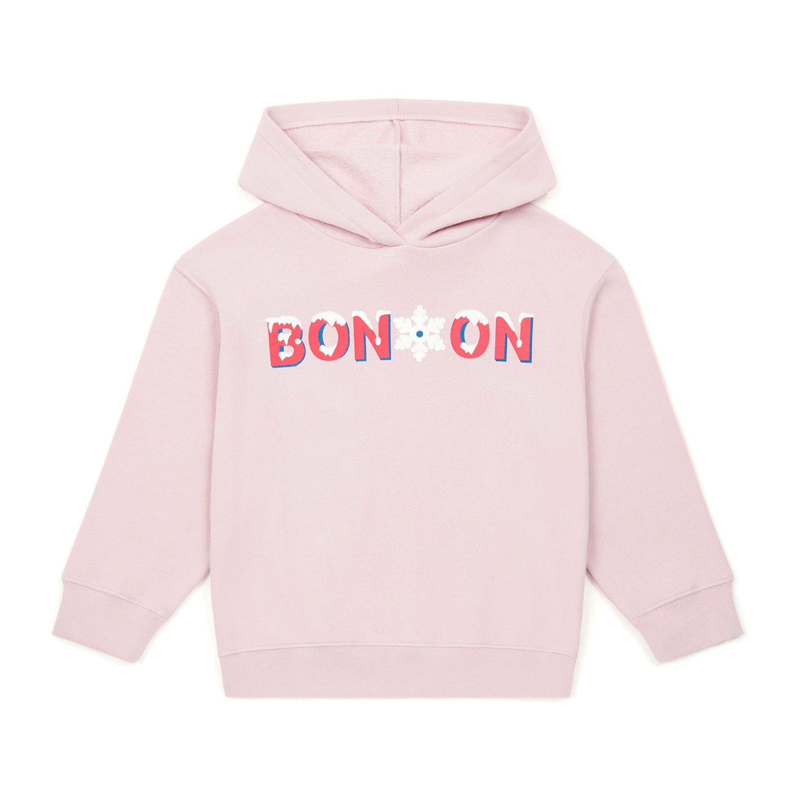 Girls Pink Logo Cotton Sweatshirt