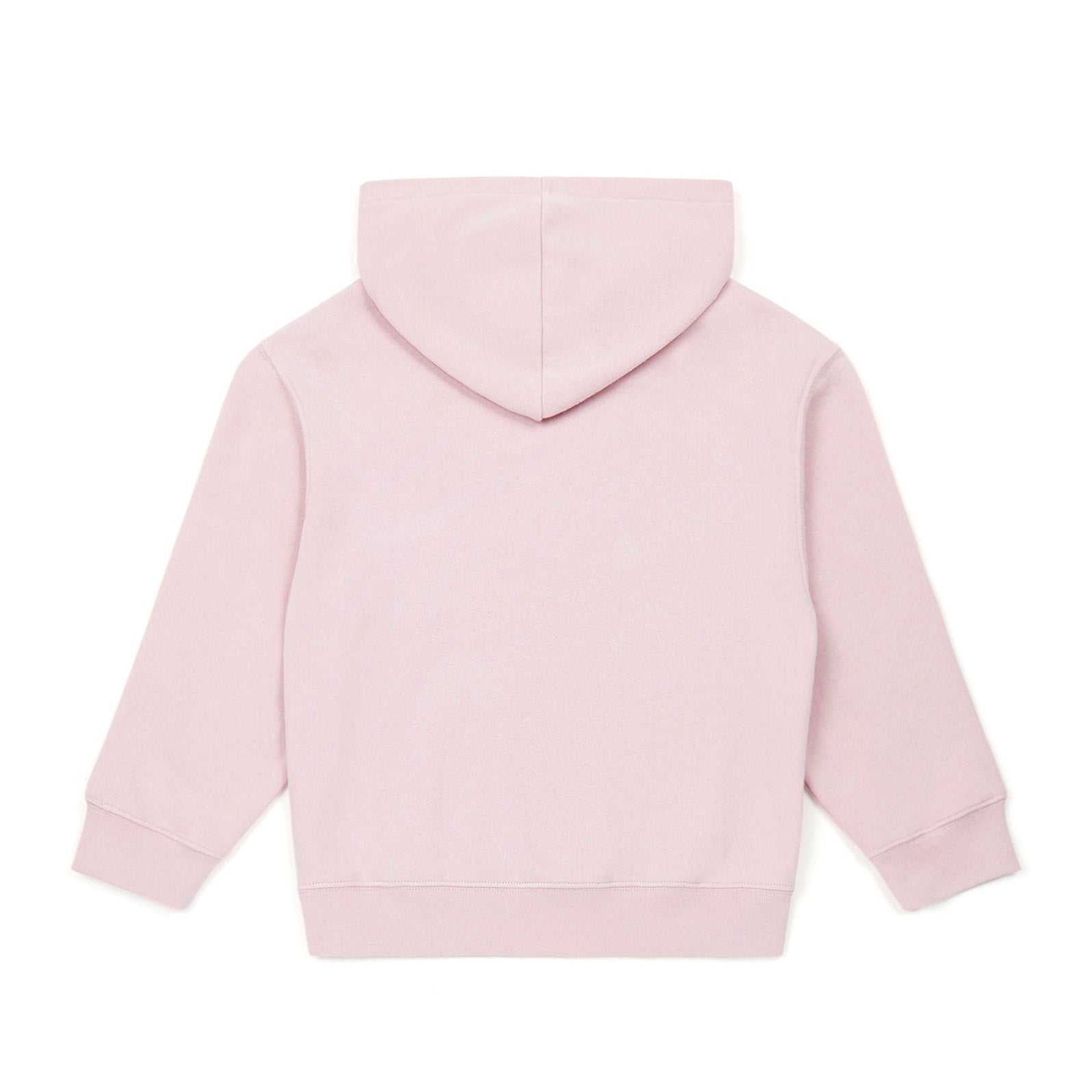 Girls Pink Logo Cotton Sweatshirt
