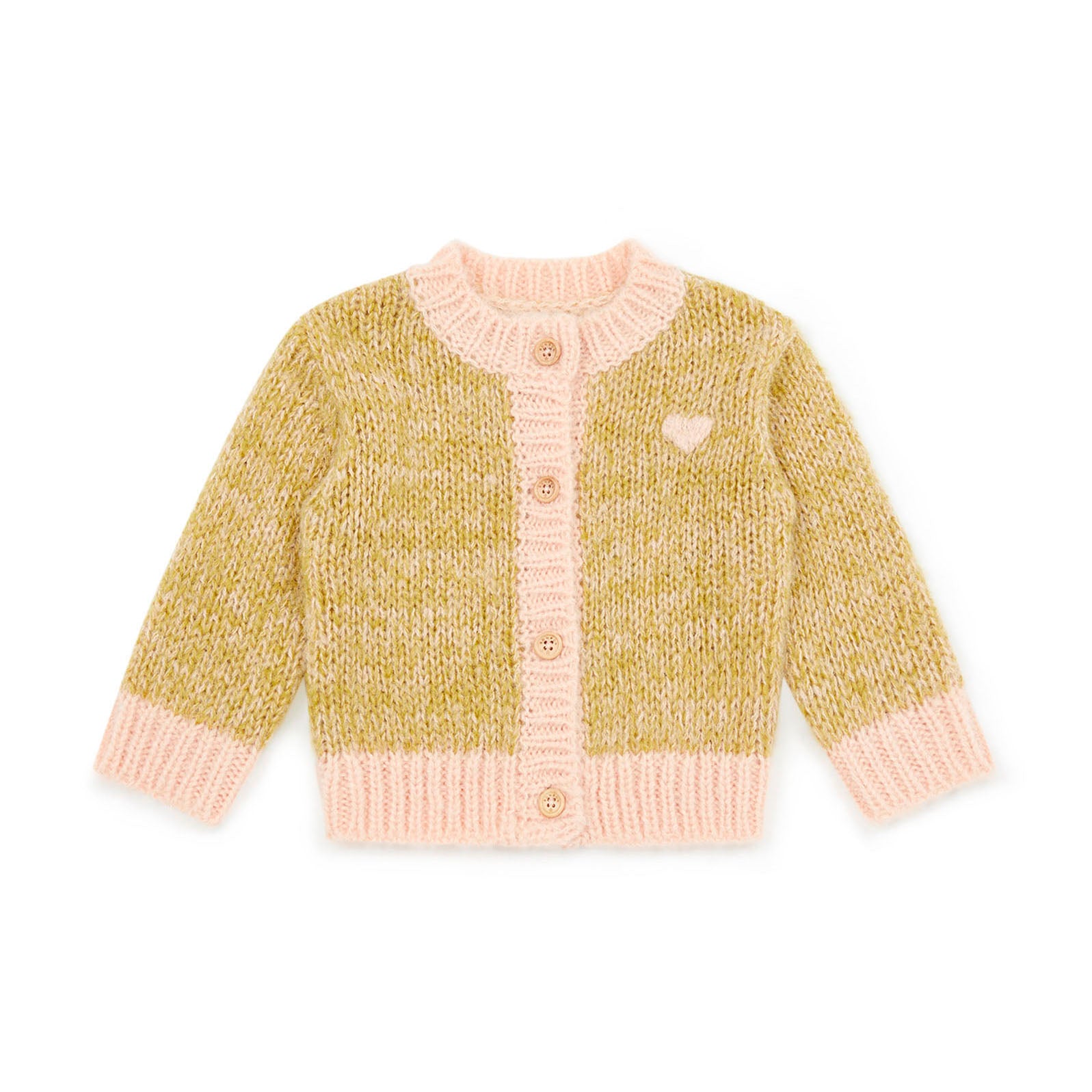 Baby Boys & Girls Green Cardigan