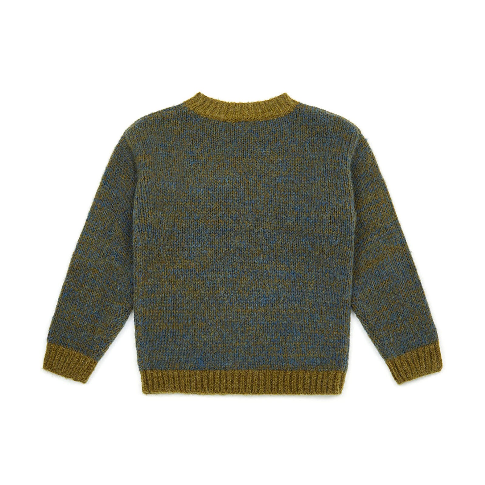 Boys Green Logo Sweater